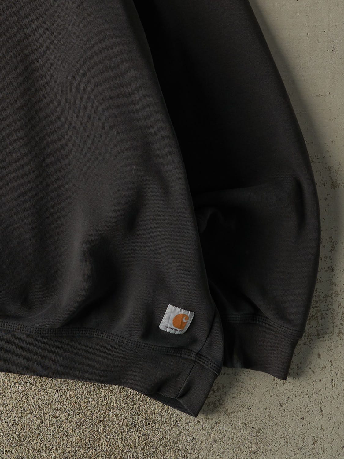 Vintage Y2K Black Carhartt Embroidered Crewneck (XXXL)