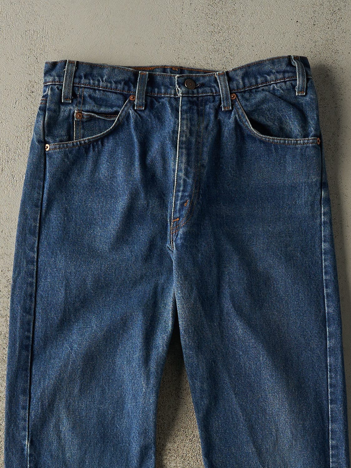 Vintage 80s Dark Wash Levi's Orange Tab Jeans (32x32)