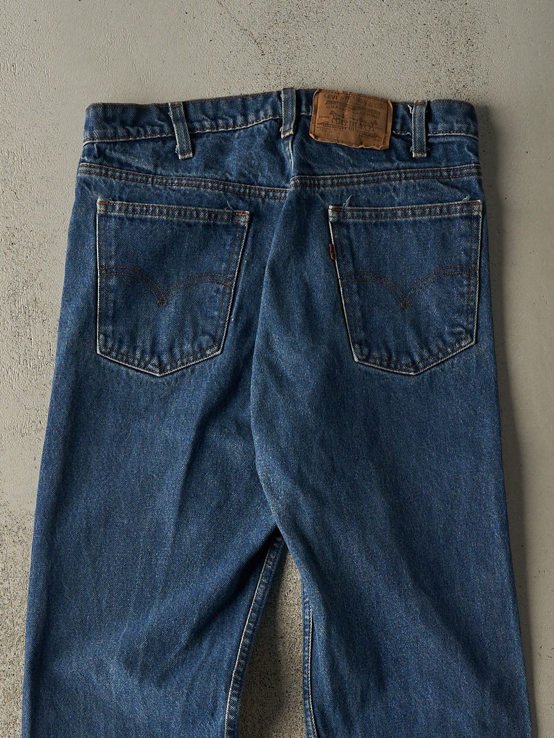Vintage 80s Dark Wash Levi's Orange Tab Jeans (32x32)