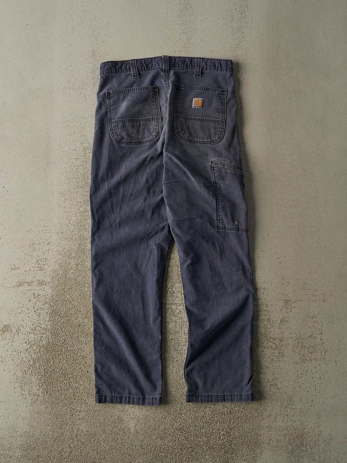 Vintage Y2K Sun Faded Navy Carhartt Work Pants (32x31.5)