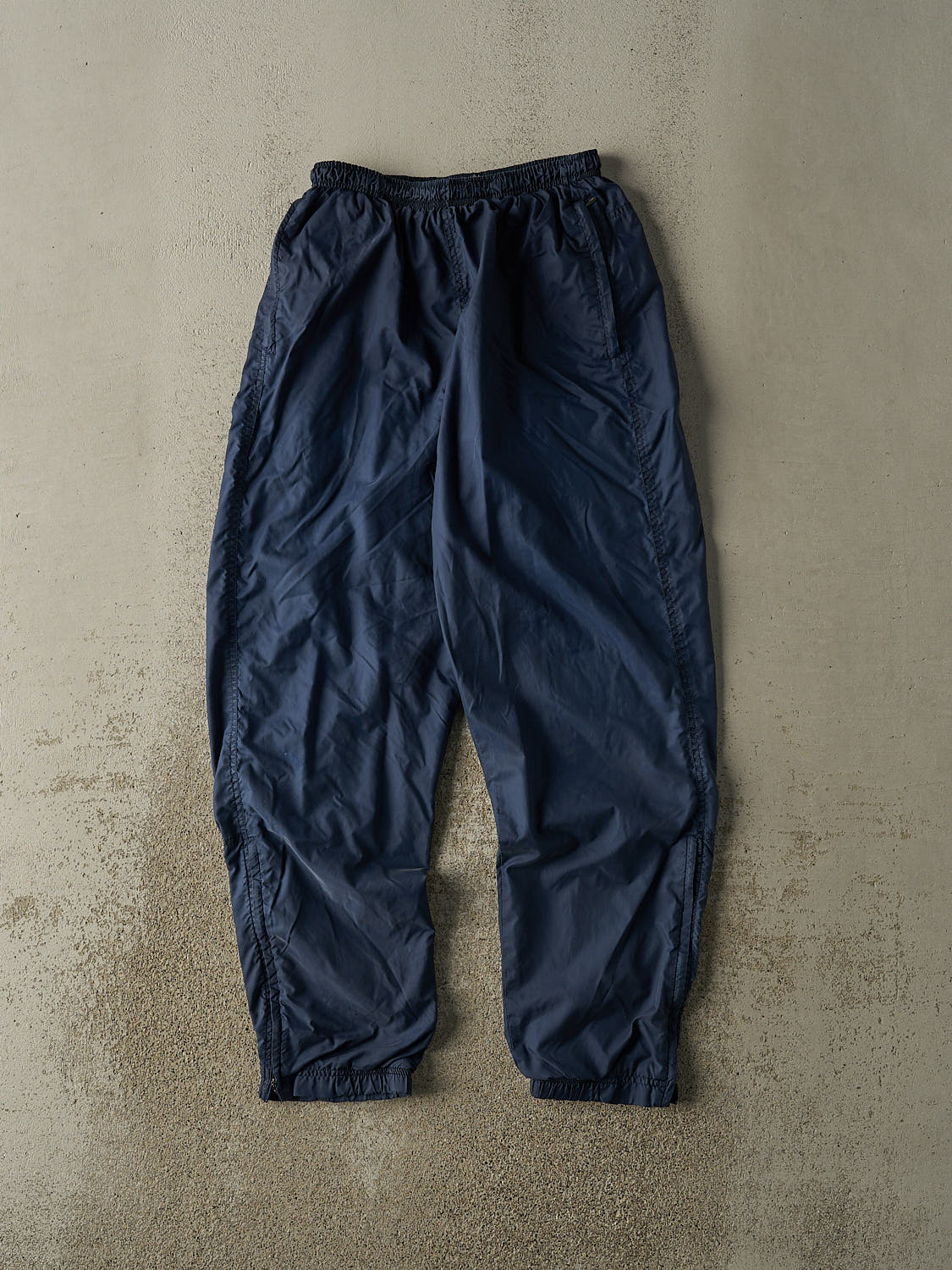 Vintage 90s Navy Blue Nike Embroidered Track Pants (26x31)