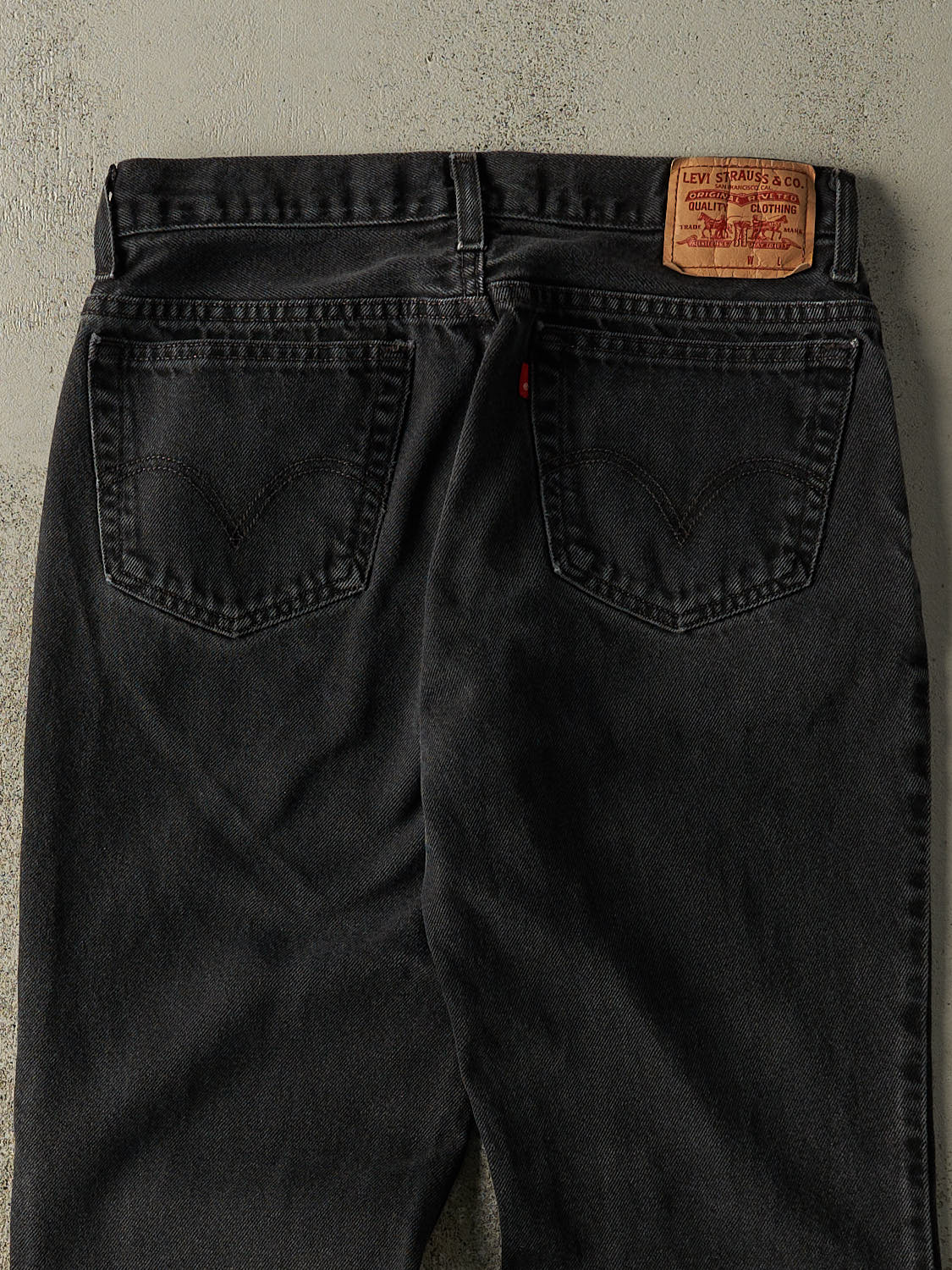 Vintage 90s Faded Black Levi's Denim Pants (32x28)