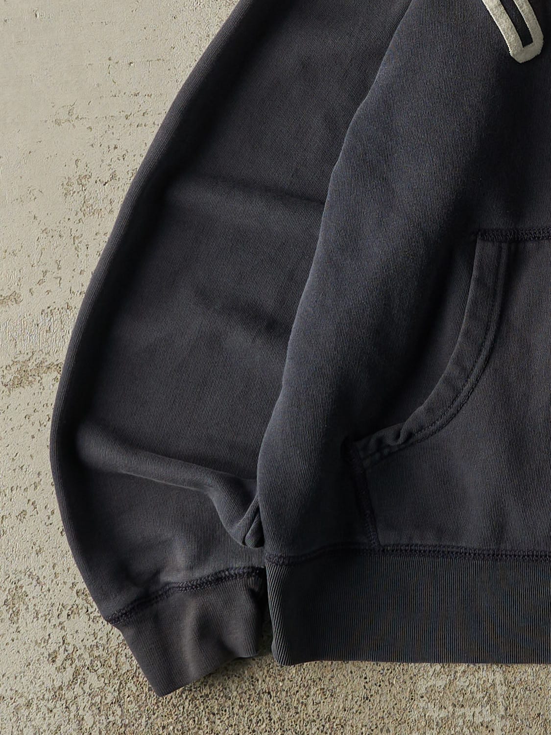 Vintage Y2K Navy Blue Old Navy Embroidered Zip Up Hoodie (M/L)