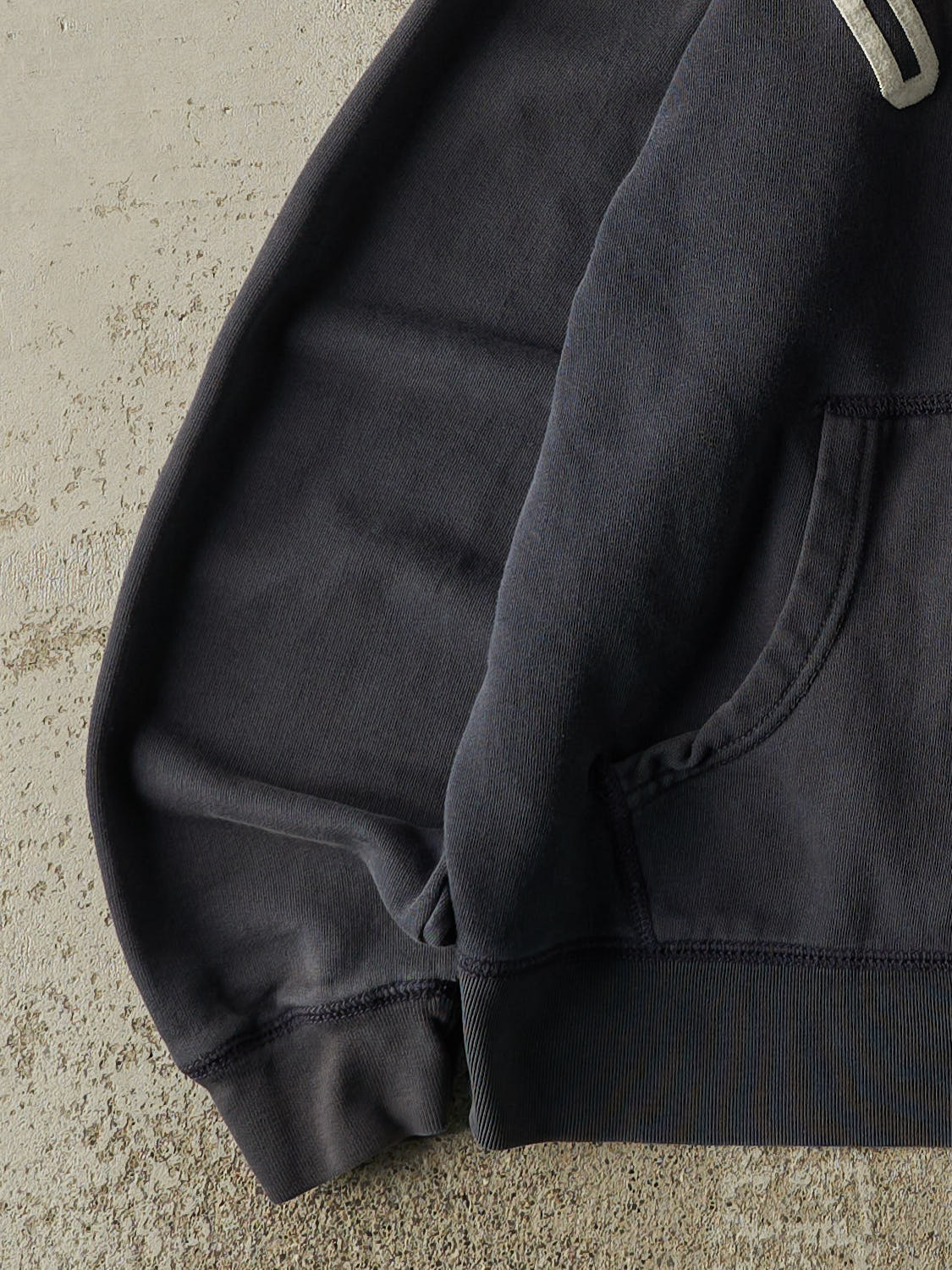 Vintage Y2K Navy Blue Old Navy Embroidered Zip Up Hoodie (M/L)