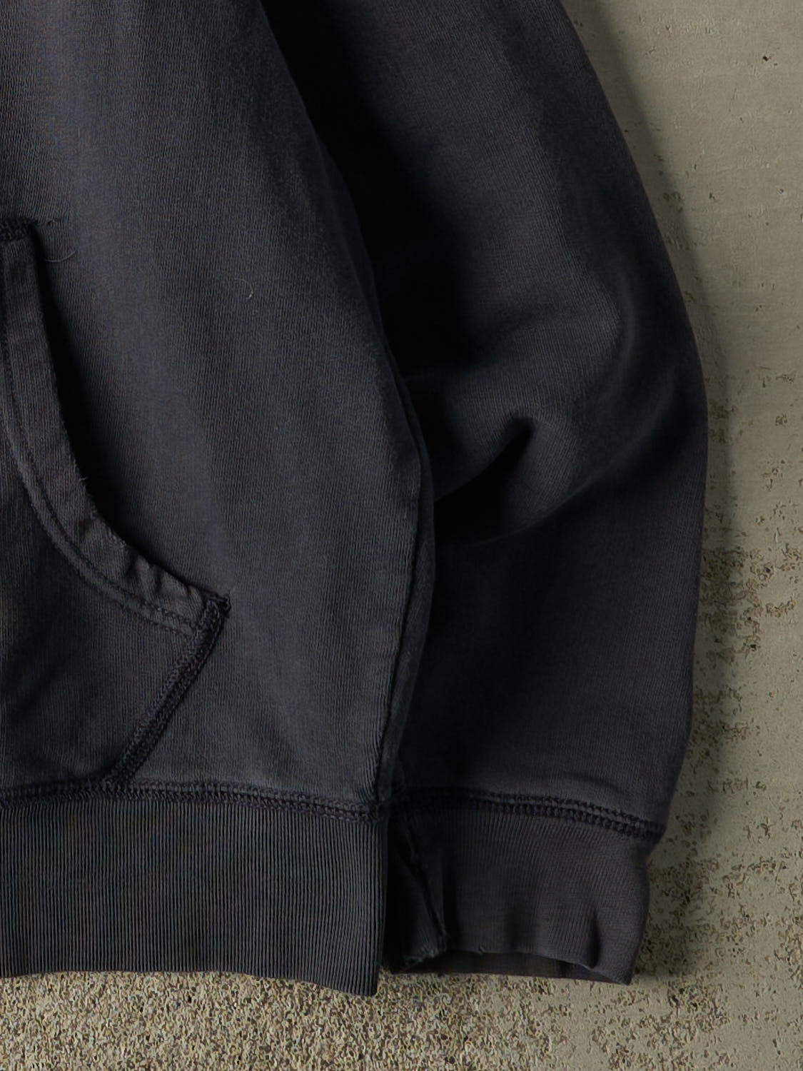 Vintage Y2K Navy Blue Old Navy Embroidered Zip Up Hoodie (M/L)