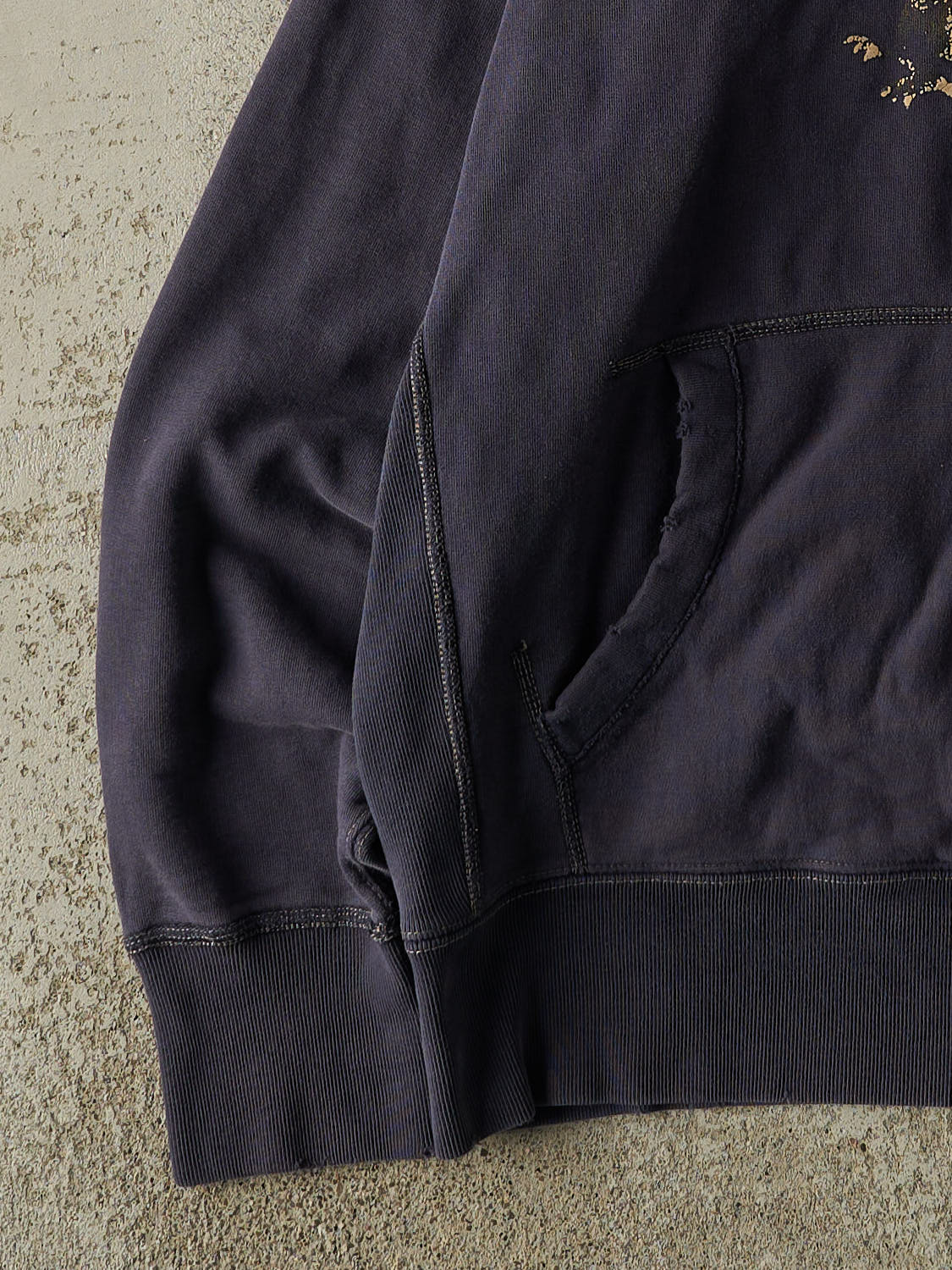 Vintage Y2K Navy Blue American Eagle Hoodie (L)