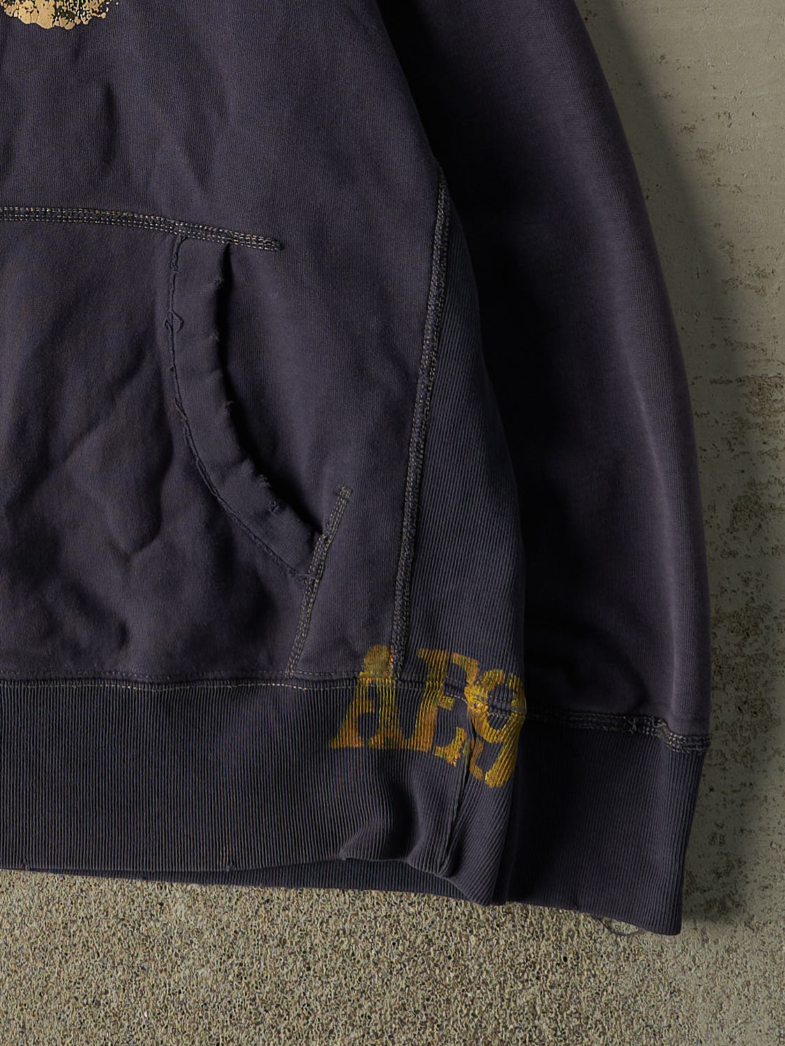 Vintage Y2K Navy Blue American Eagle Hoodie (L)