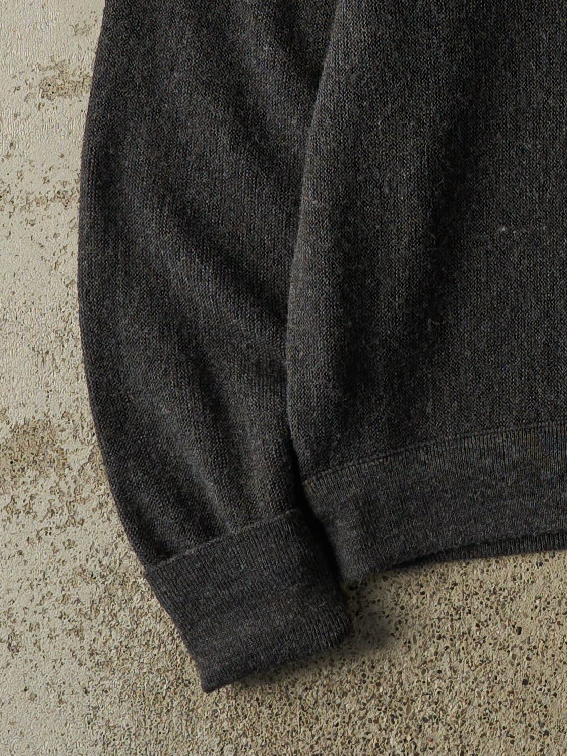 Vintage 80s Charcoal Grey Lacoste x Izod Knit (L)