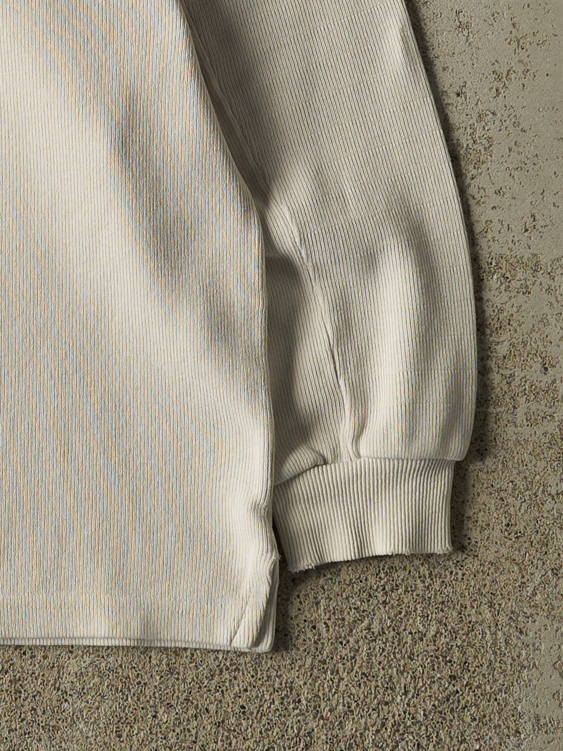 Vintage 90s White Nike Thermal Knit Long Sleeve (M/L)
