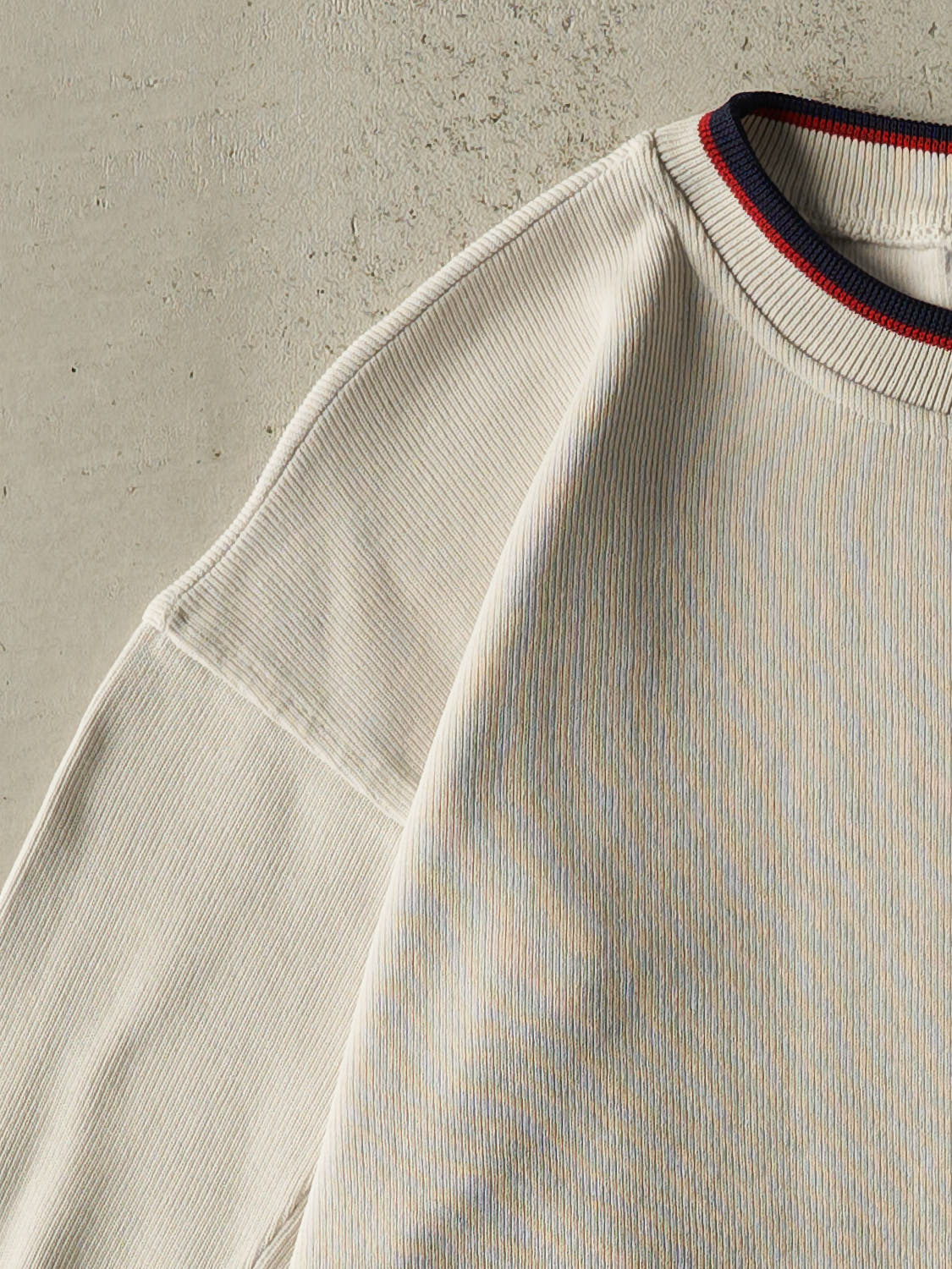 Vintage 90s White Nike Thermal Knit Long Sleeve (M/L)