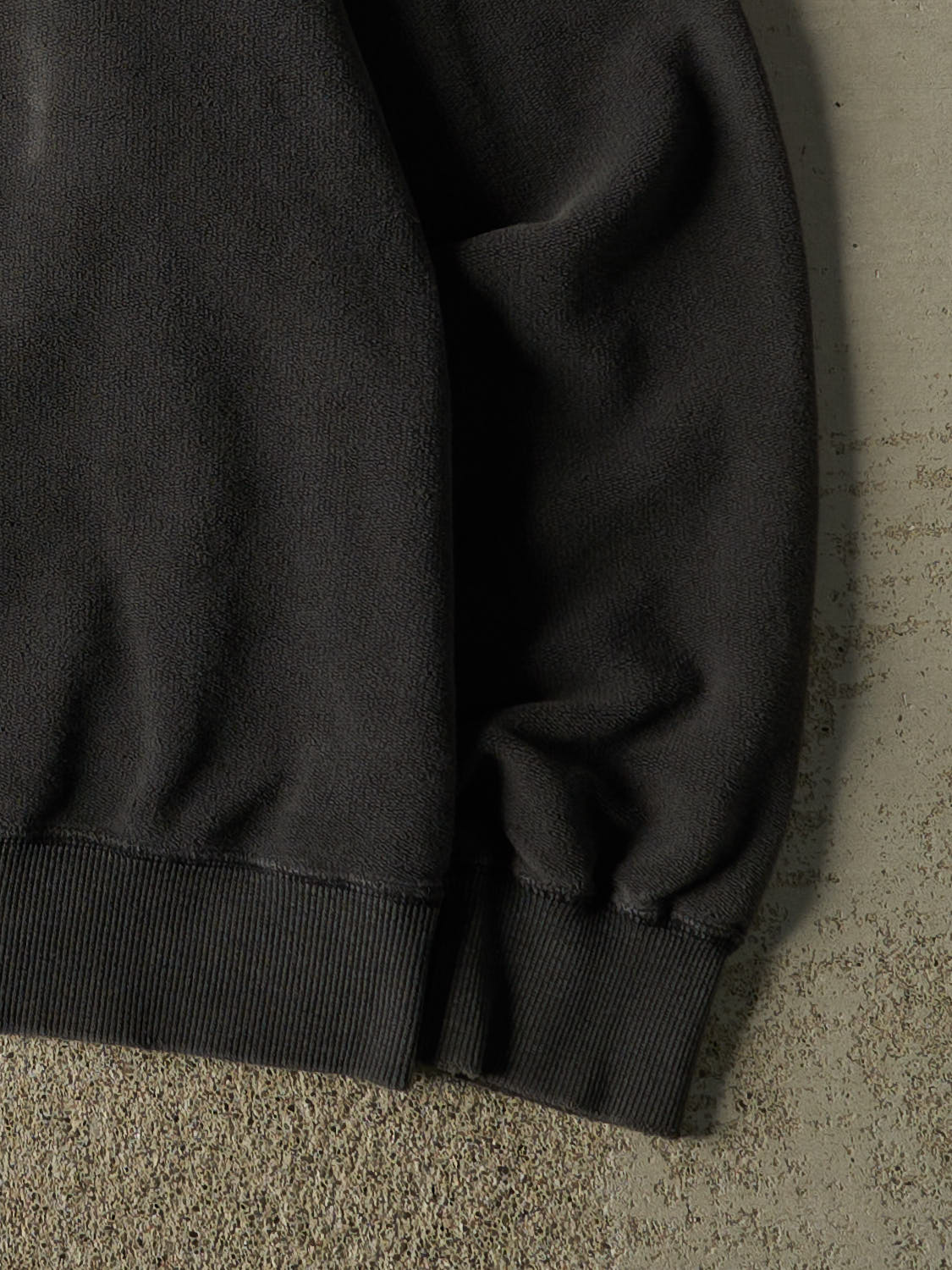 Vintage Y2K Faded Black Roots Athletics Inside Out Quarter Zip Sweater (XL/XXL)