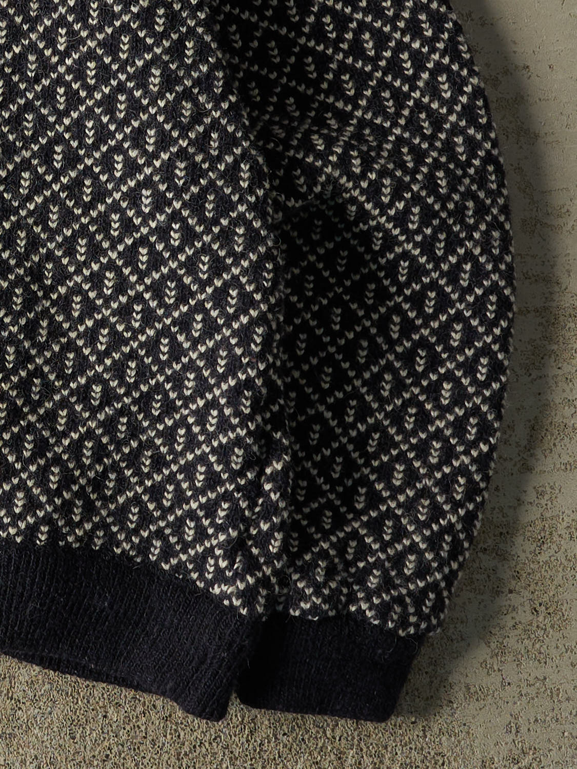 Vintage 90s Navy Blue LL Bean Wool Knit (L)