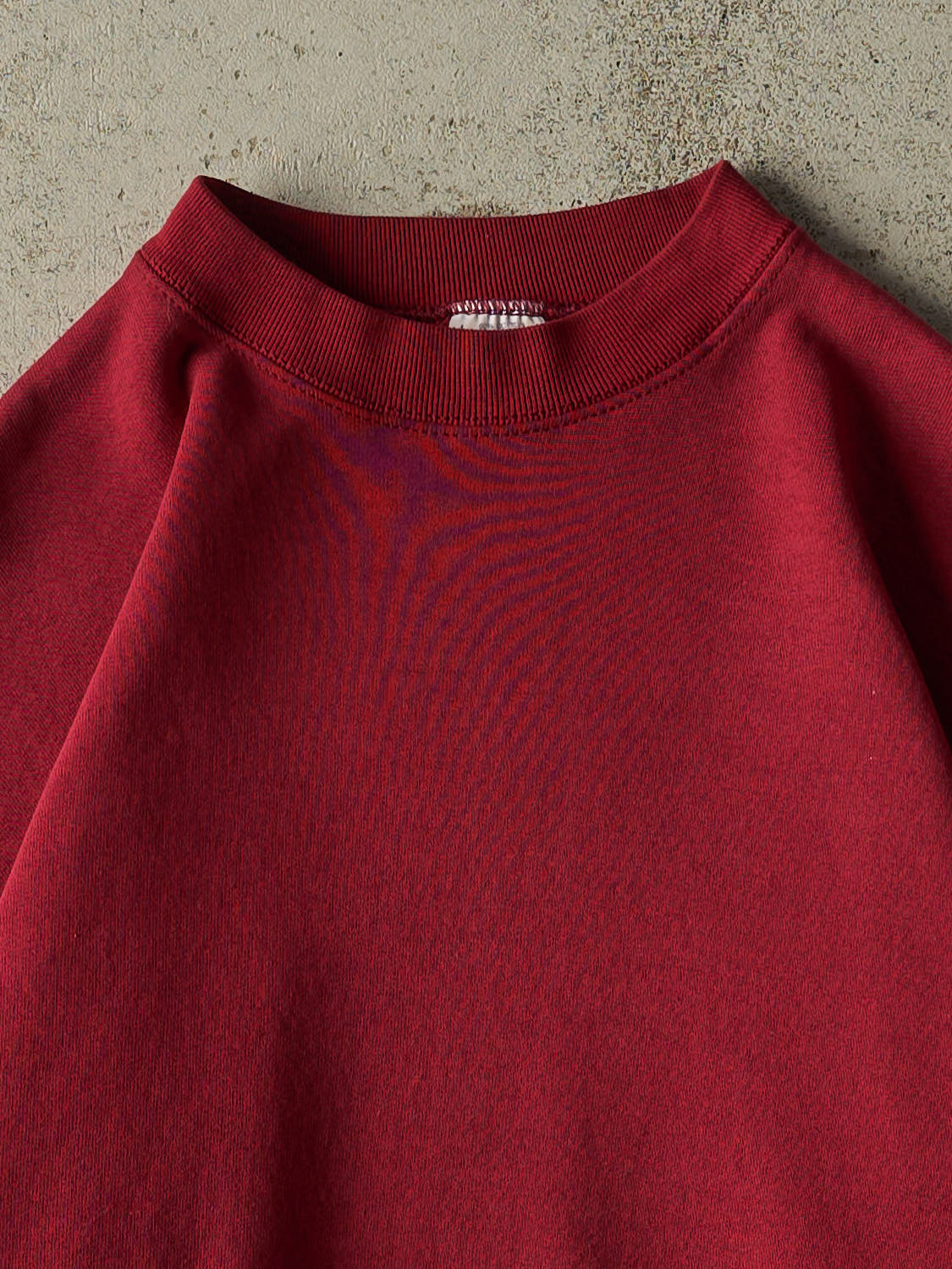 Vintage 90s Red Blank Crewneck (M/L)