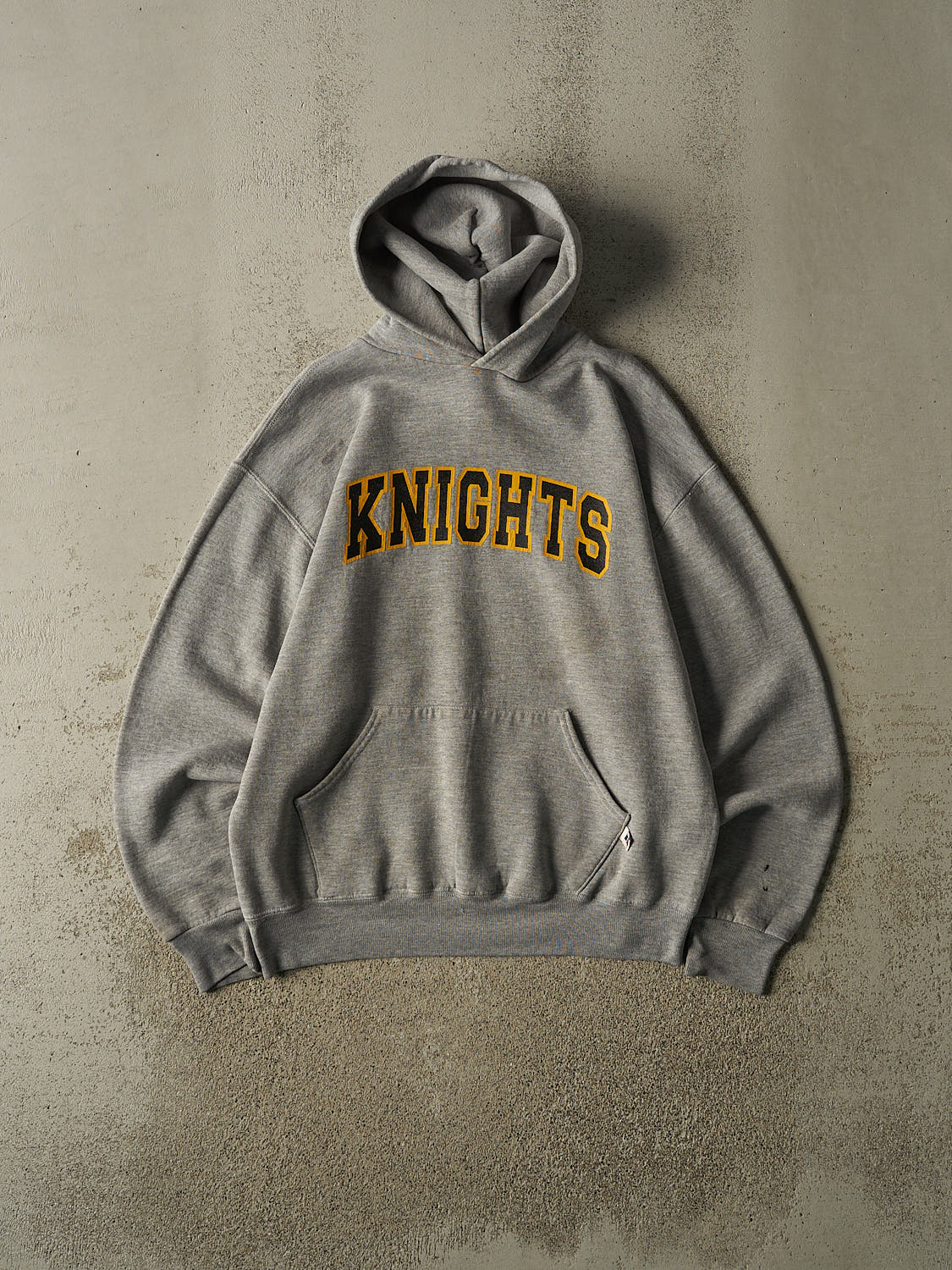 Vintage 90s Grey Russell Athletic Knights Hoodie (L)