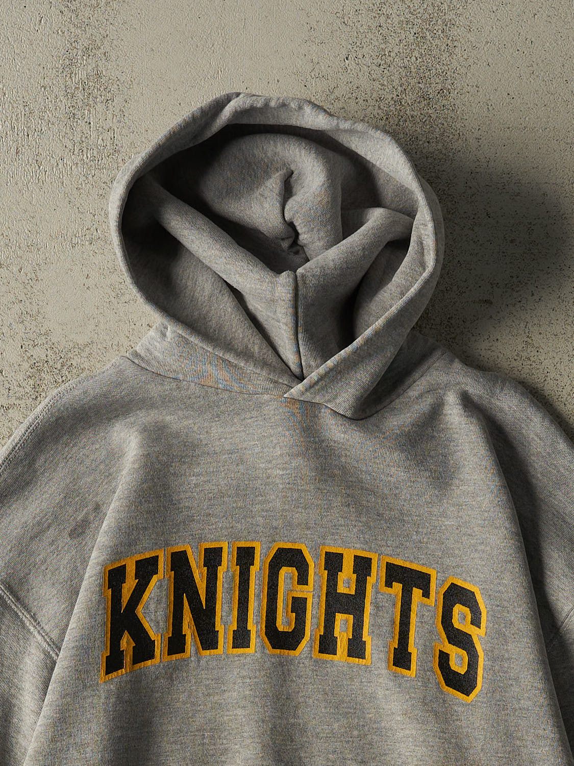 Vintage 90s Grey Russell Athletic Knights Hoodie (L)