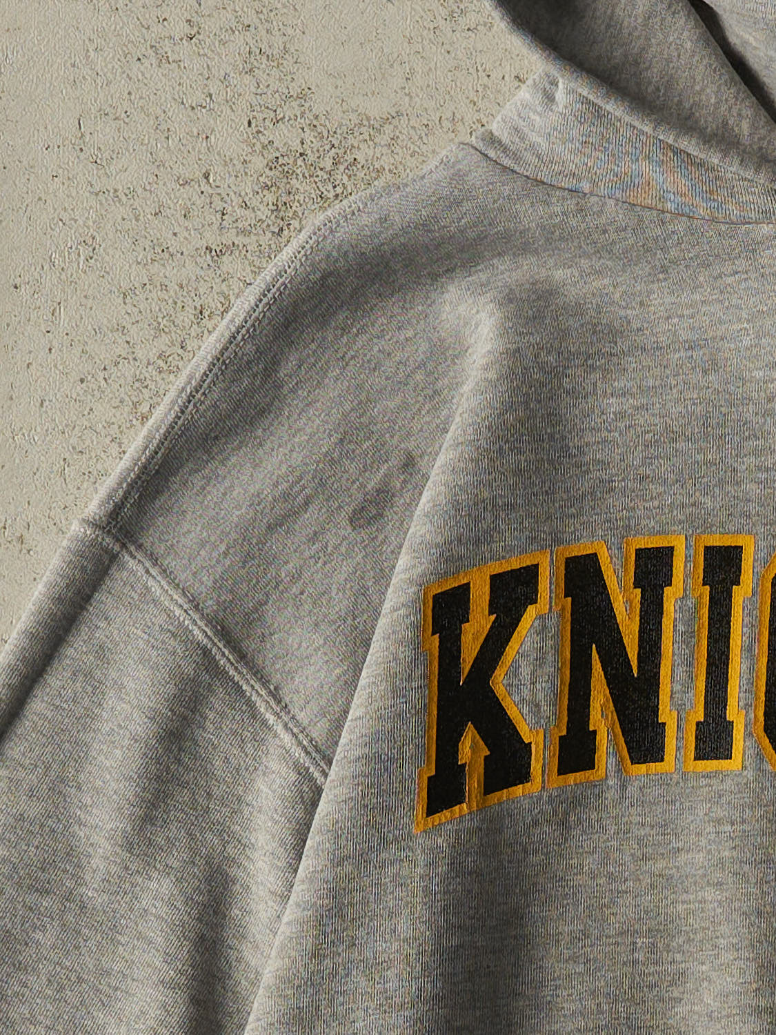 Vintage 90s Grey Russell Athletic Knights Hoodie (L)