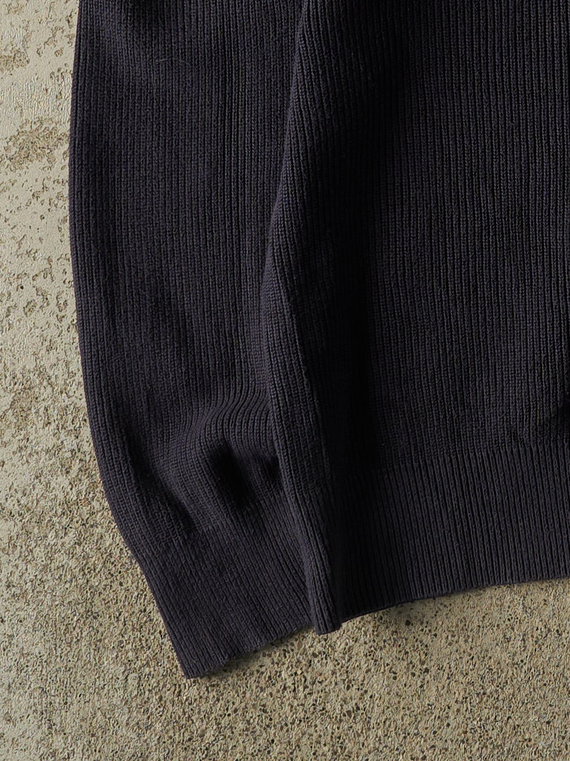 Vintage Y2K Navy Blue Tommy Hilfiger Zip Up Knit (XL)