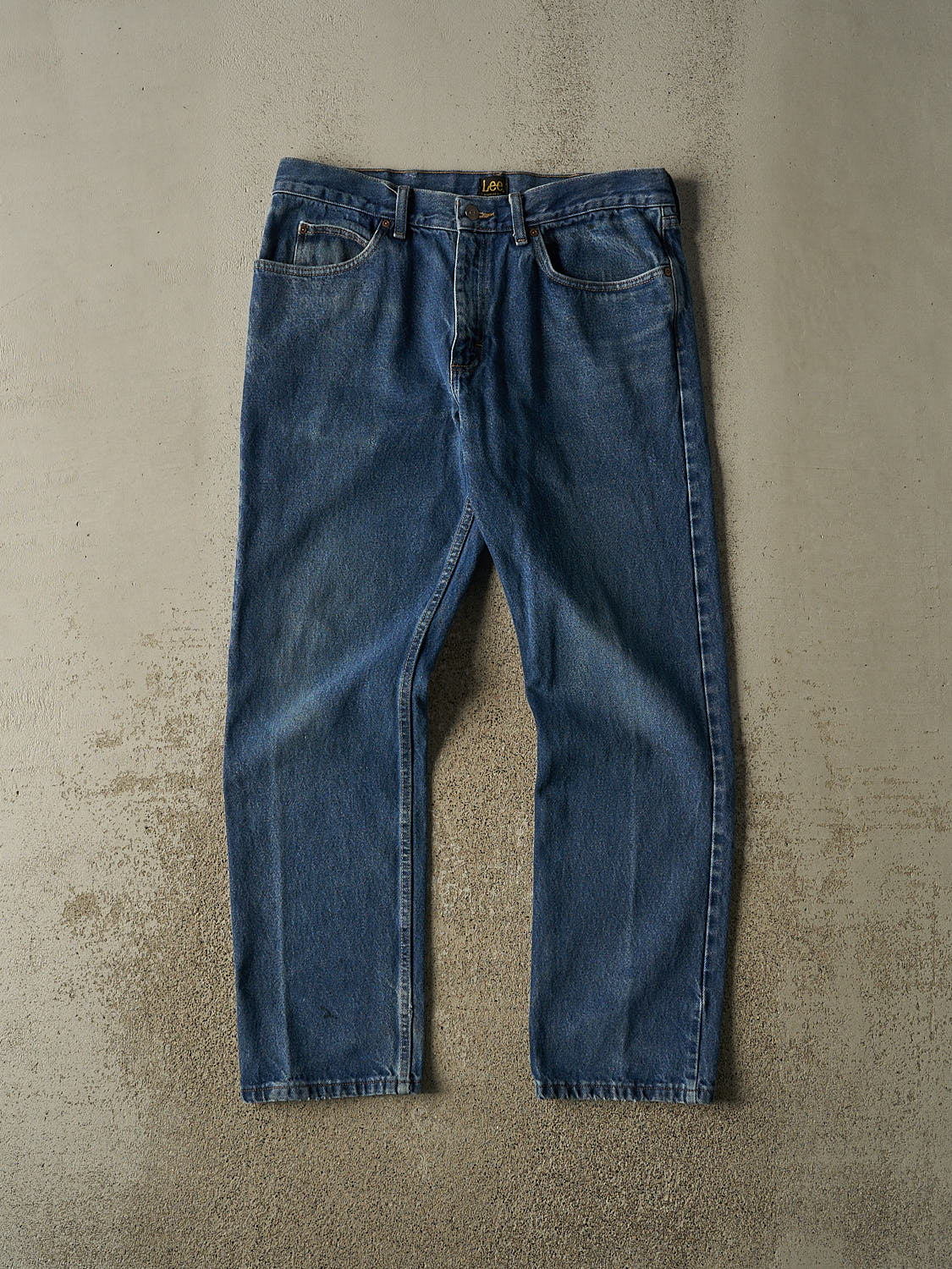 Vintage Y2K Dark Wash Lee Jeans (35x31)