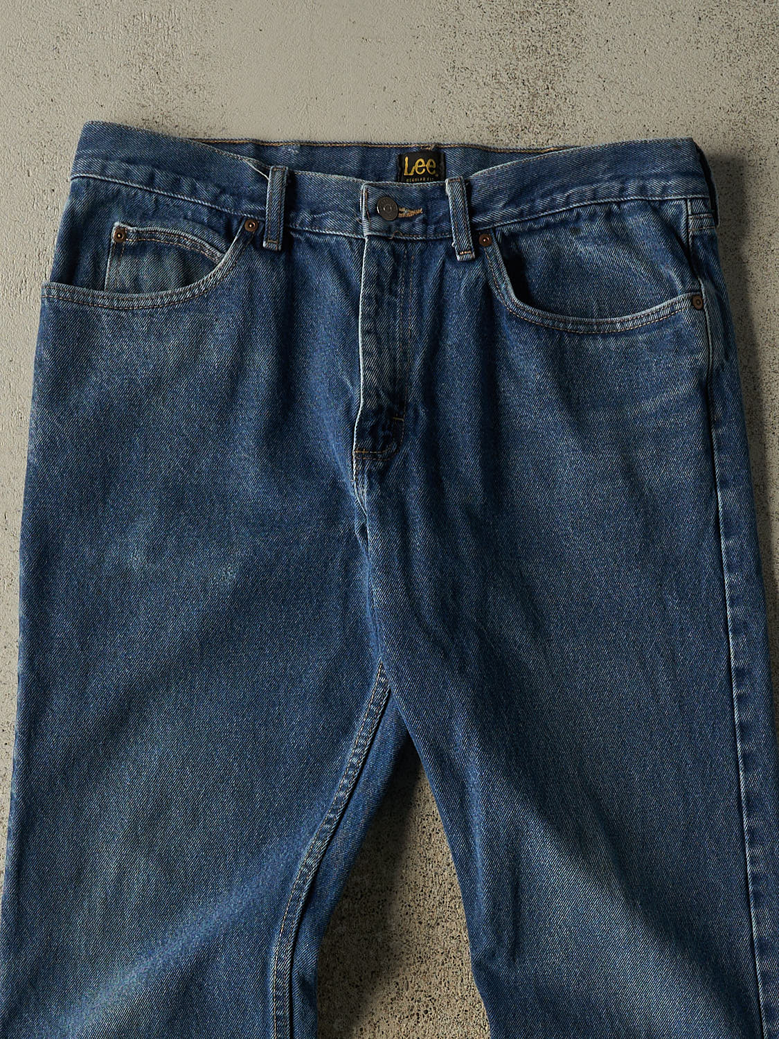 Vintage Y2K Dark Wash Lee Jeans (35x31)