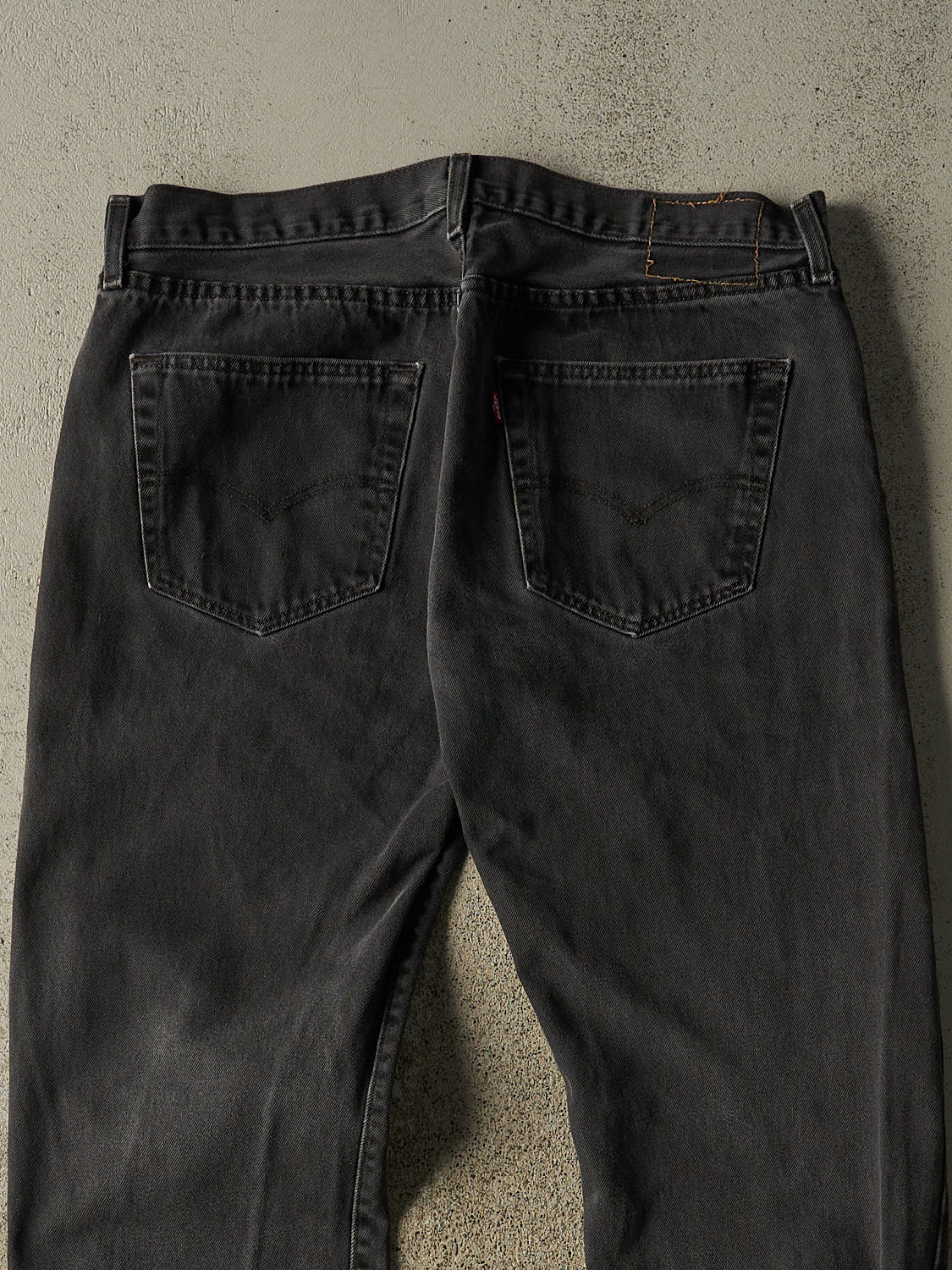 Vintage 90s Faded Black Levi's 501 Denim Pants (34x30.5)