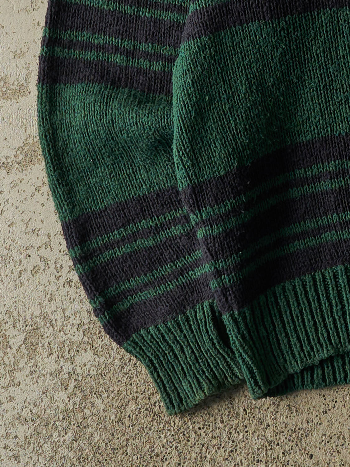 Vintage 80s Green Woolrich Striped Knit (M/L)