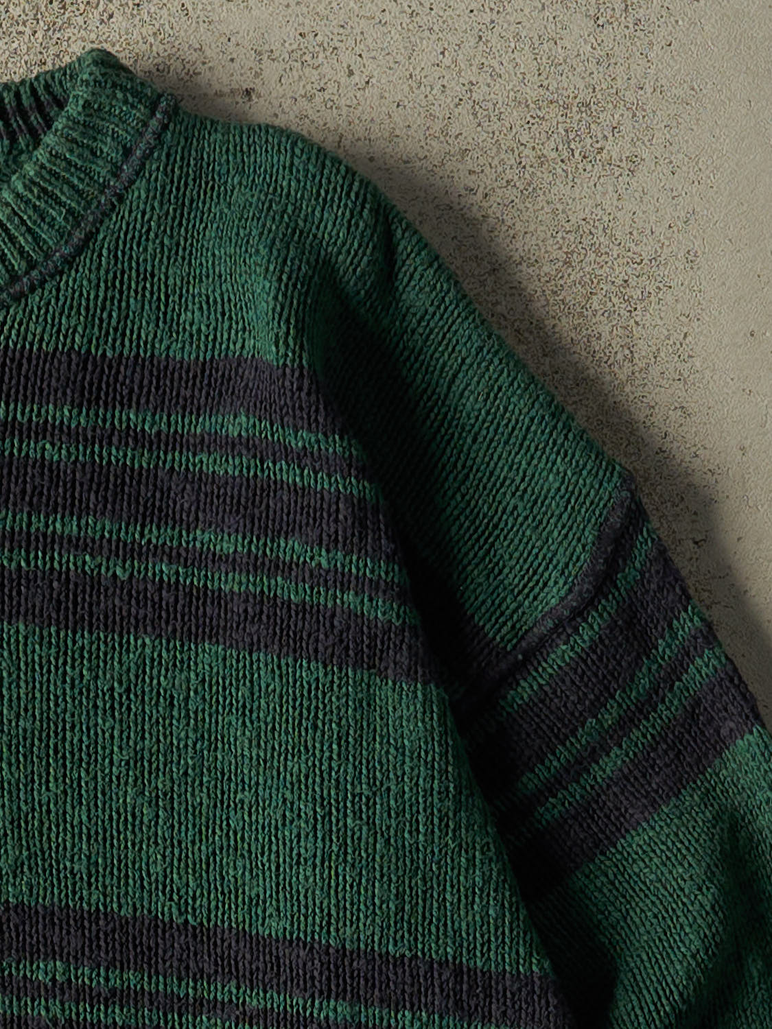 Vintage 80s Green Woolrich Striped Knit (M/L)