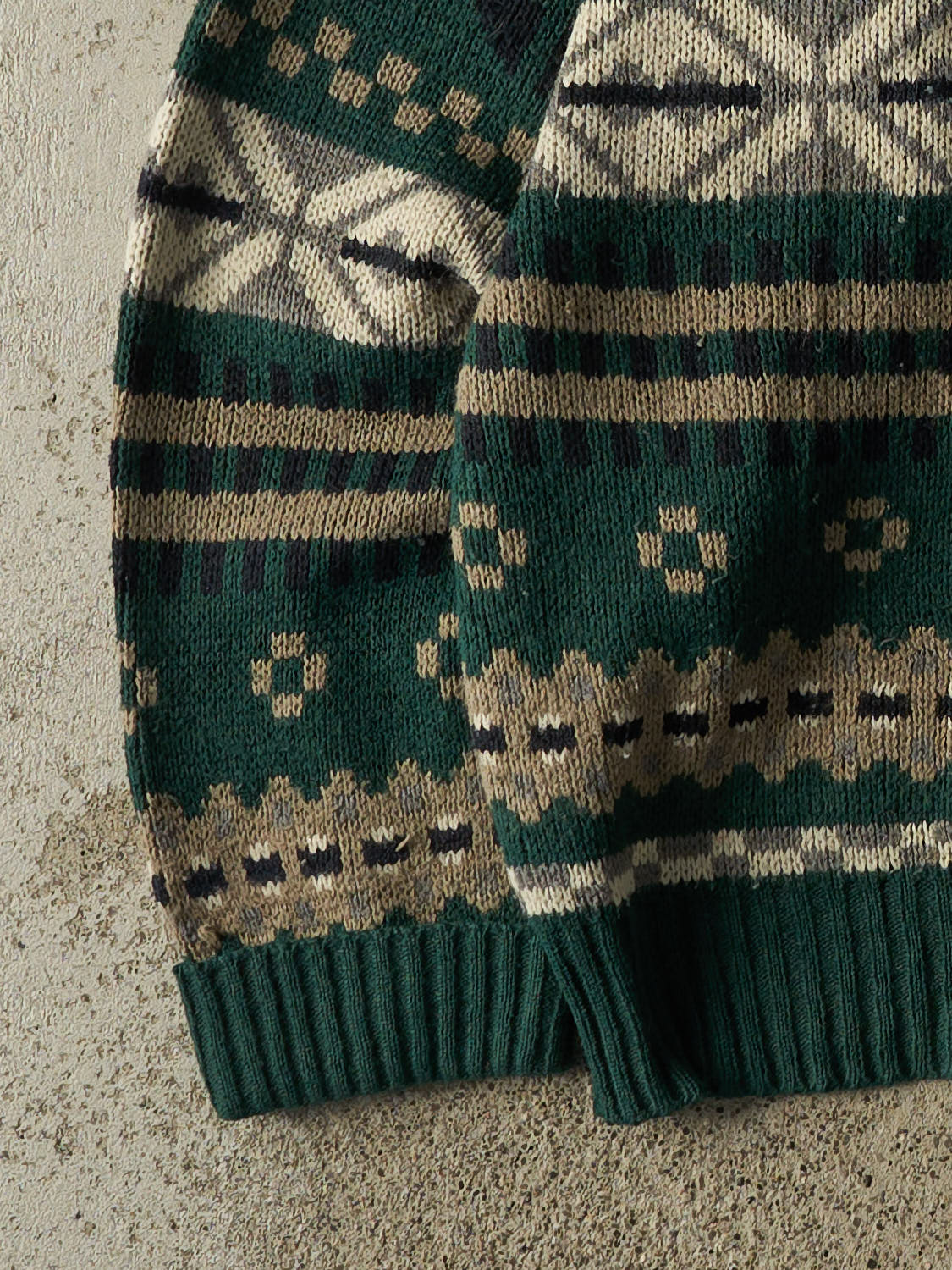 Vintage 90s Green Knit Sweater (L/XL)