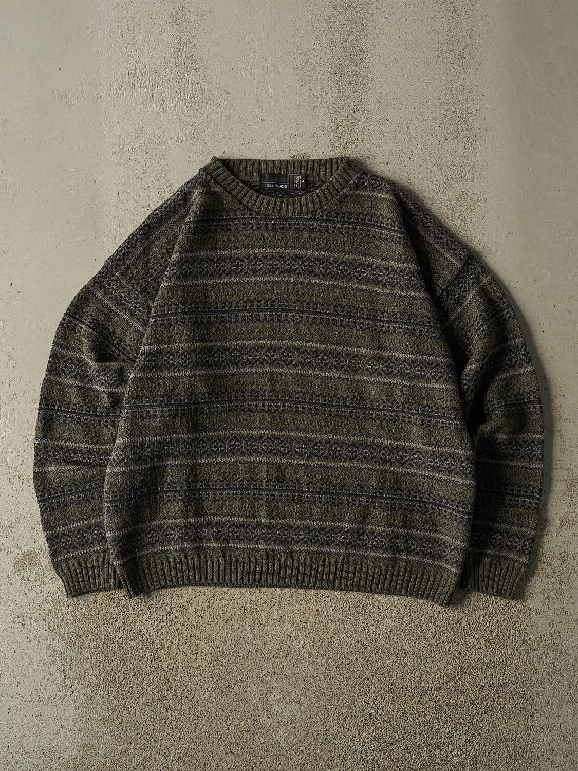 Vintage 90s Green Bill Blass Knit (L)