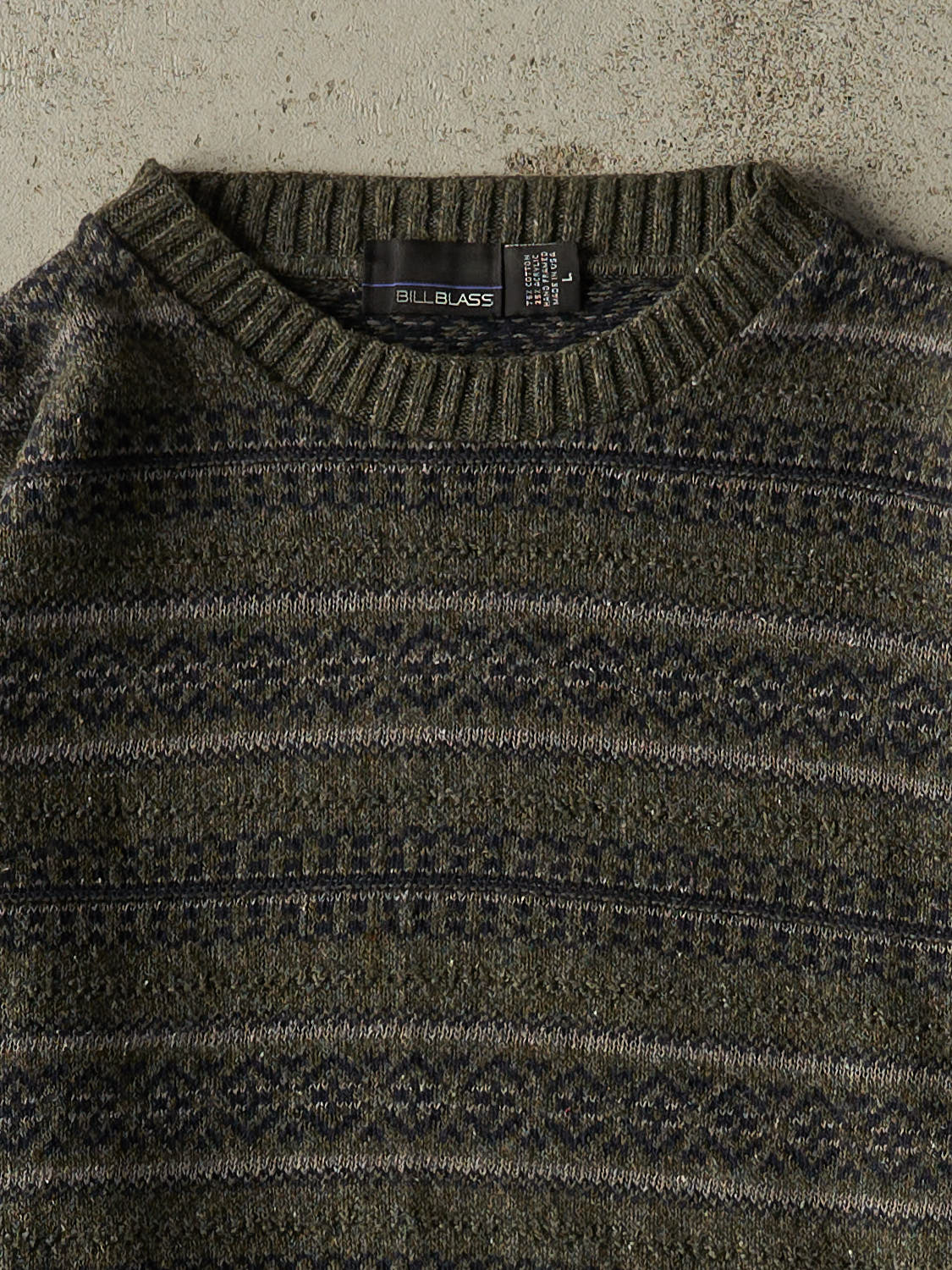 Vintage 90s Green Bill Blass Knit (L)