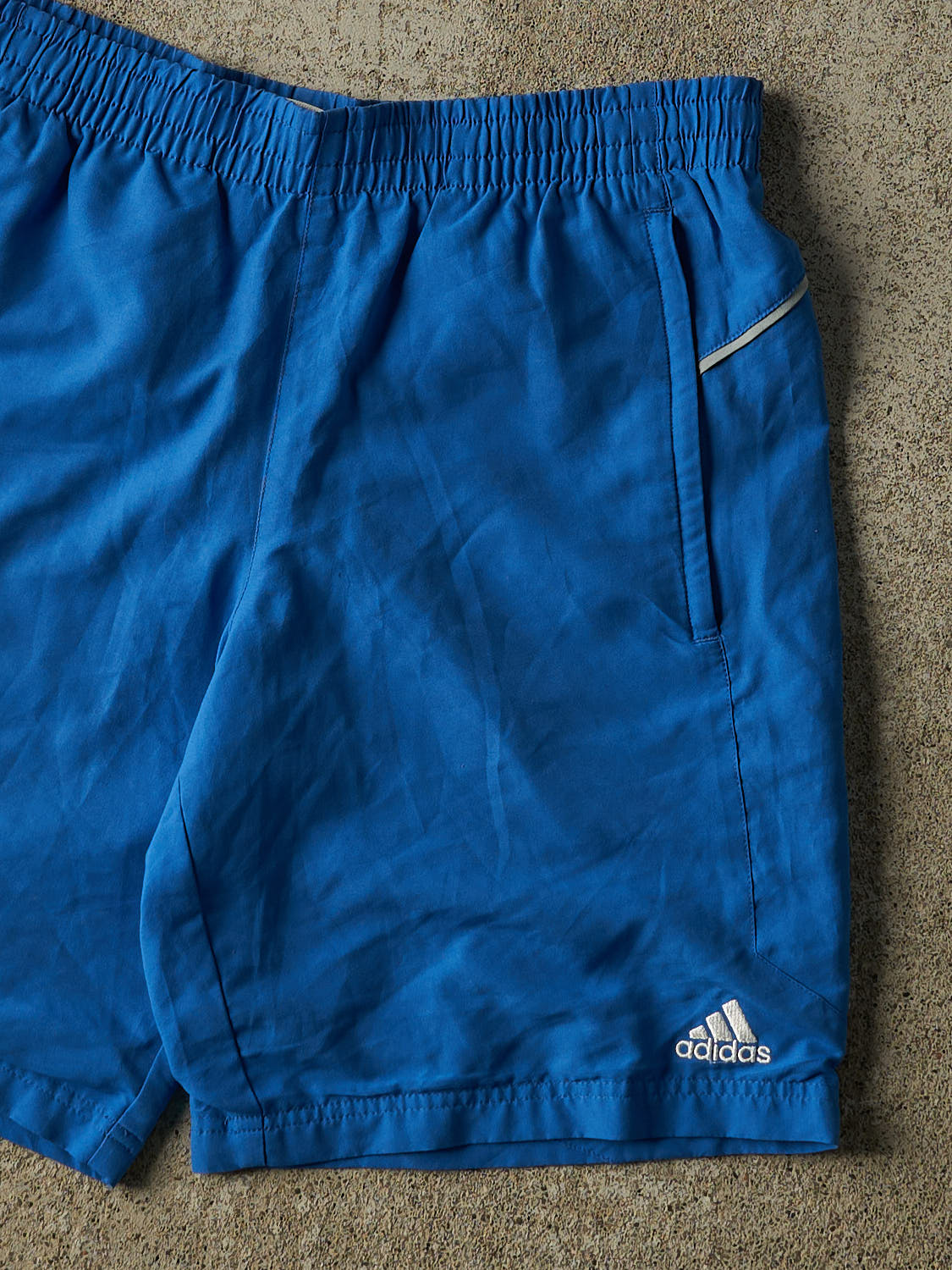 Vintage Y2K Blue Adidas Track Shorts (31x9)
