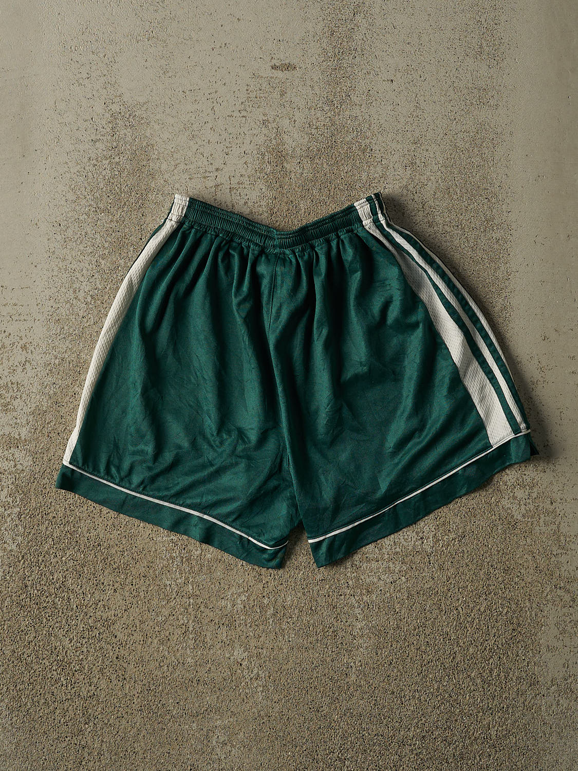 Vintage 90s Green Adidas Track Shorts (23x4)