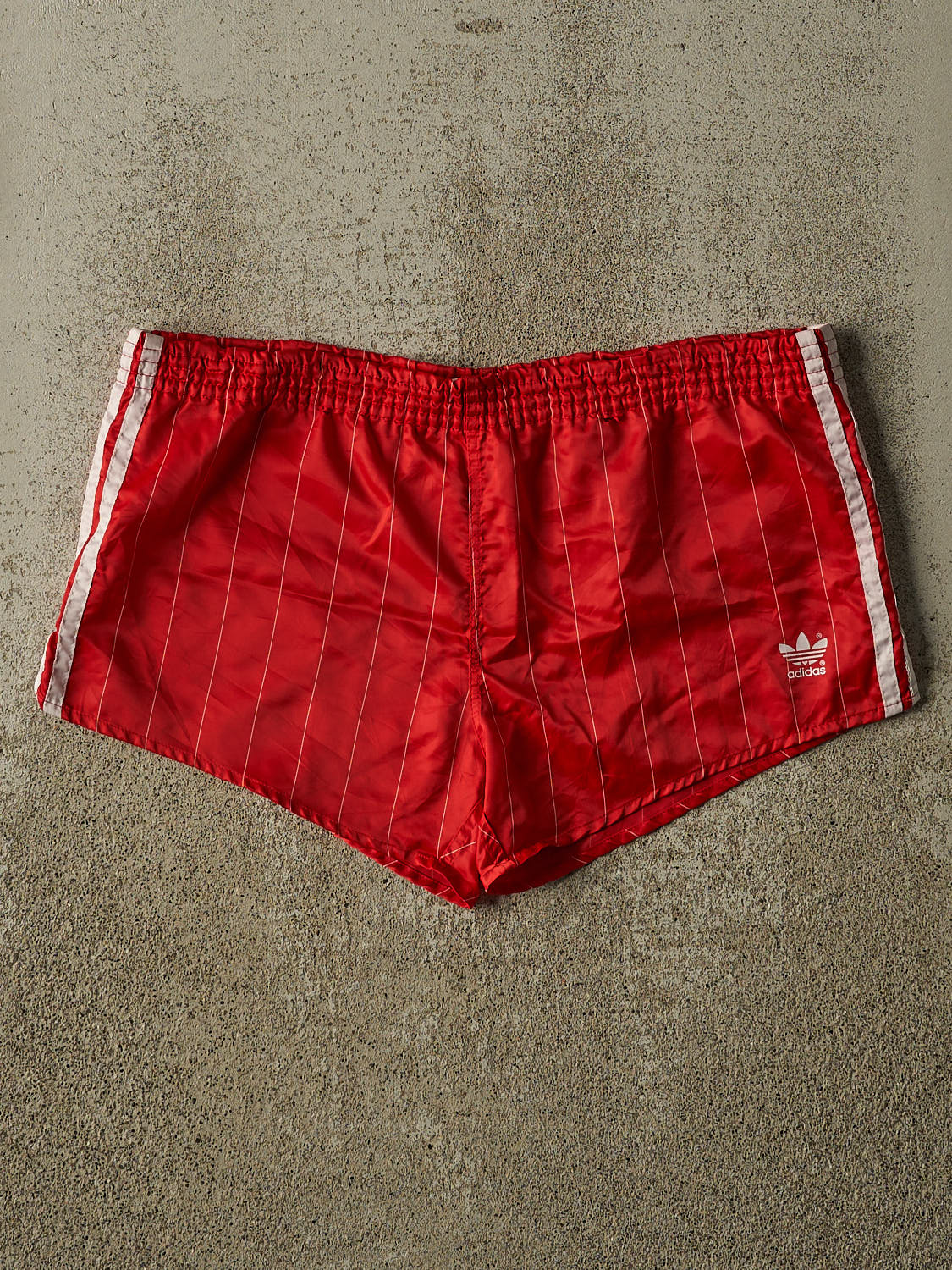 Vintage 80s Red Adidas Track Shorts (39x3)