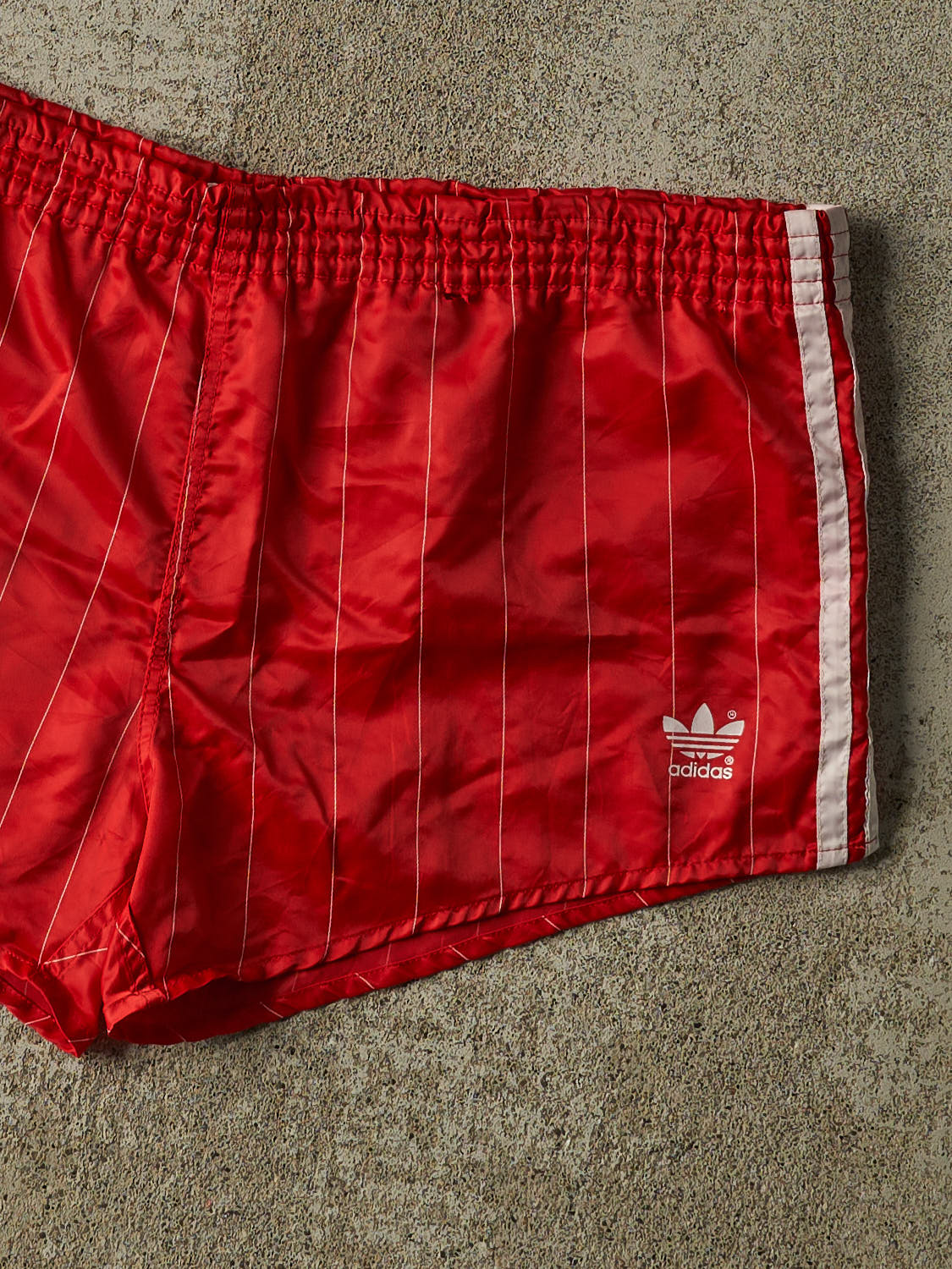 Vintage 80s Red Adidas Track Shorts (39x3)