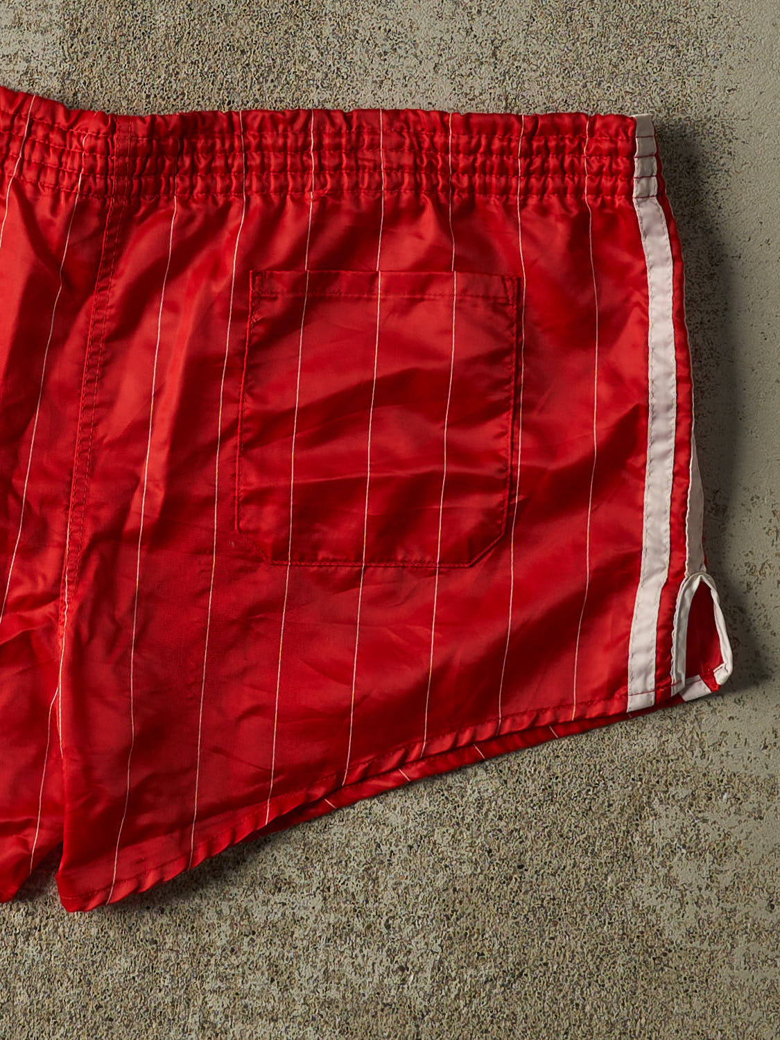 Vintage 80s Red Adidas Track Shorts (39x3)