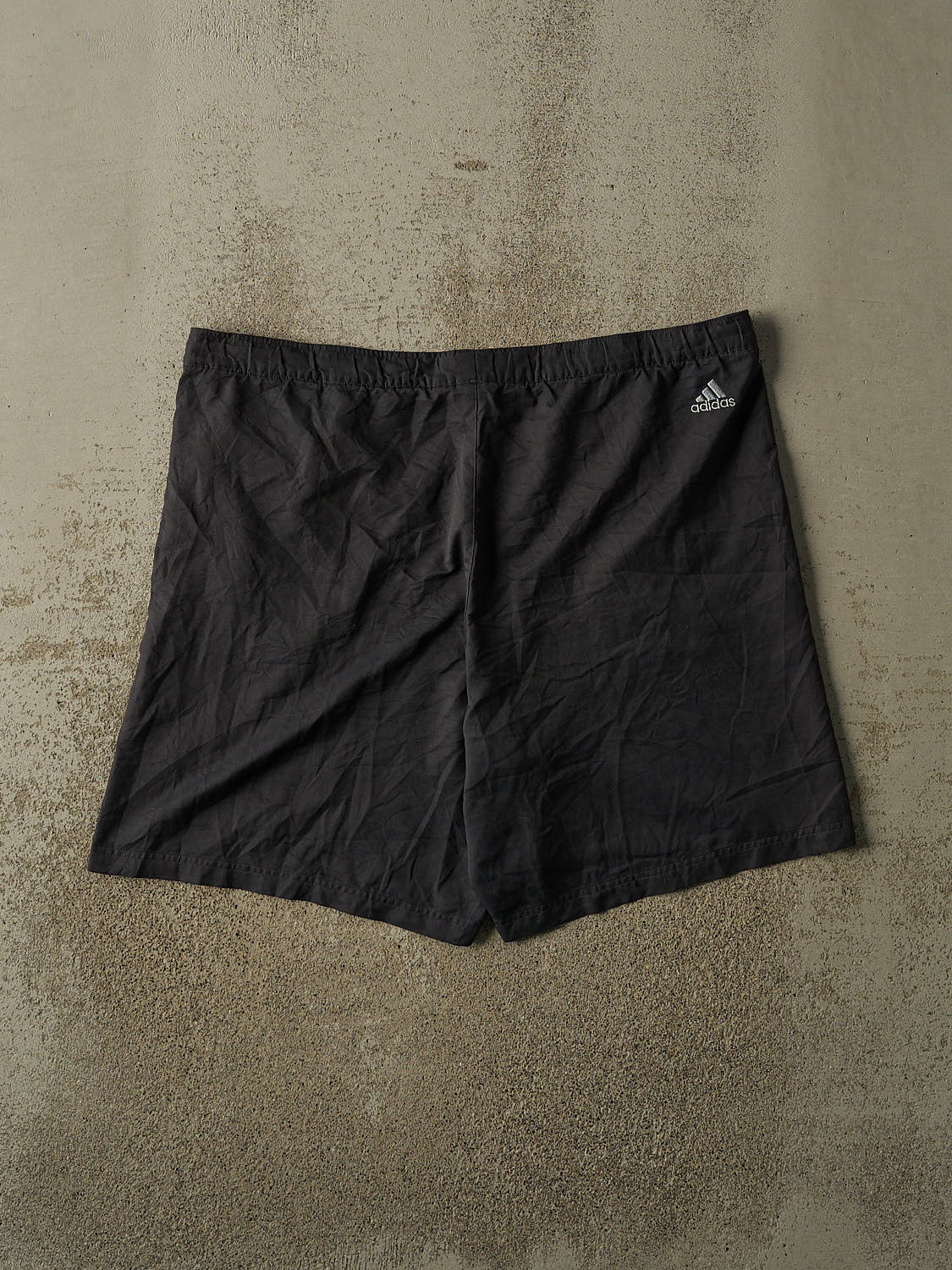 Vintage Y2K Charcoal Grey Adidas Track Shorts (43x8.5)