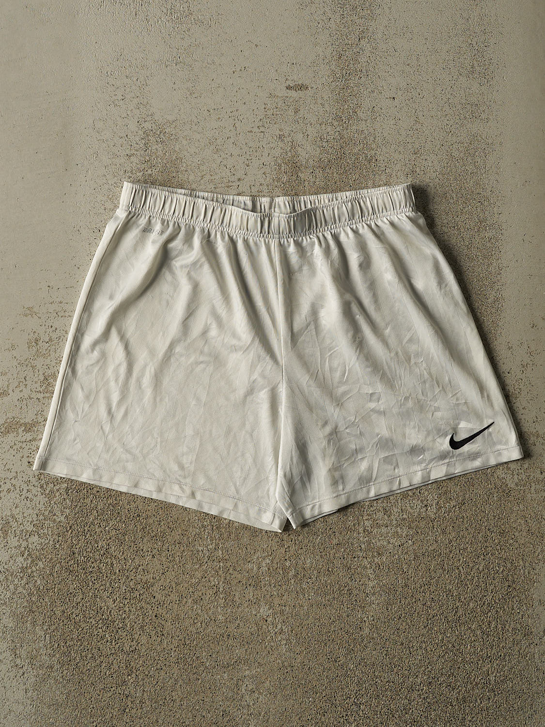 Vintage Y2K White Nike Track Shorts (32x6)