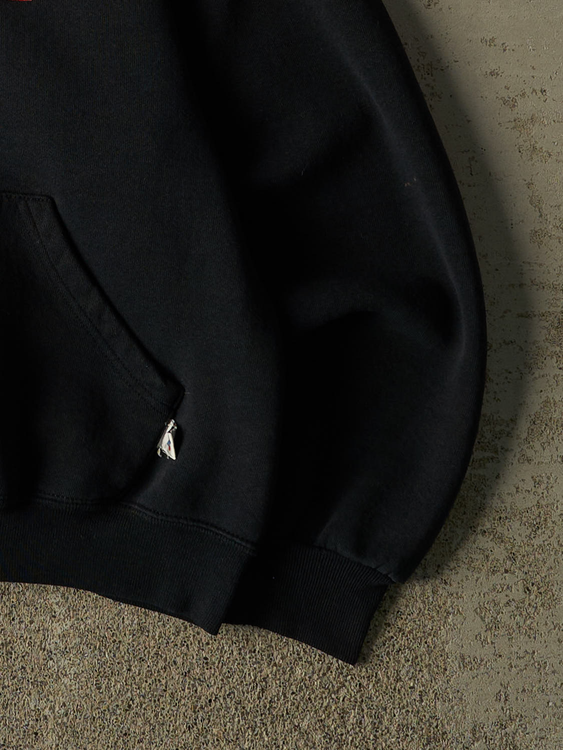 Vintage Y2K Black Russell Athletic Eagles Hoodie (XXS/XS)