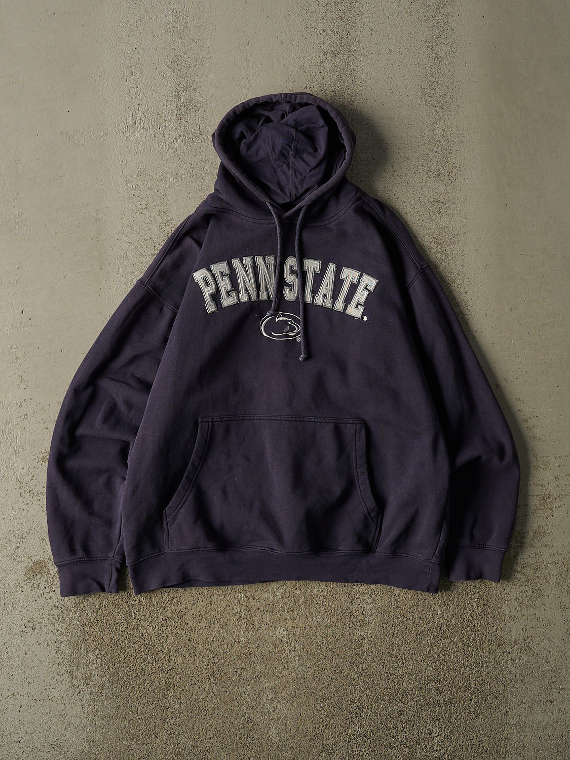 Vintage Y2K Navy Blue Penn State University Embroidered Hoodie (M/L)