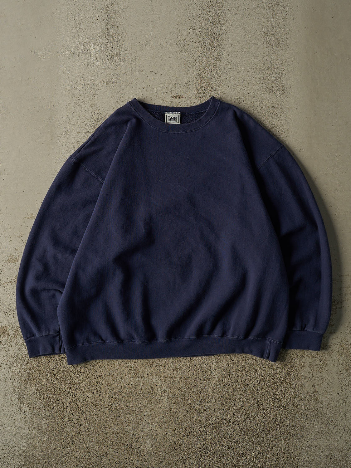 Vintage 90s Navy Blue Blank Crewneck (L/XL)