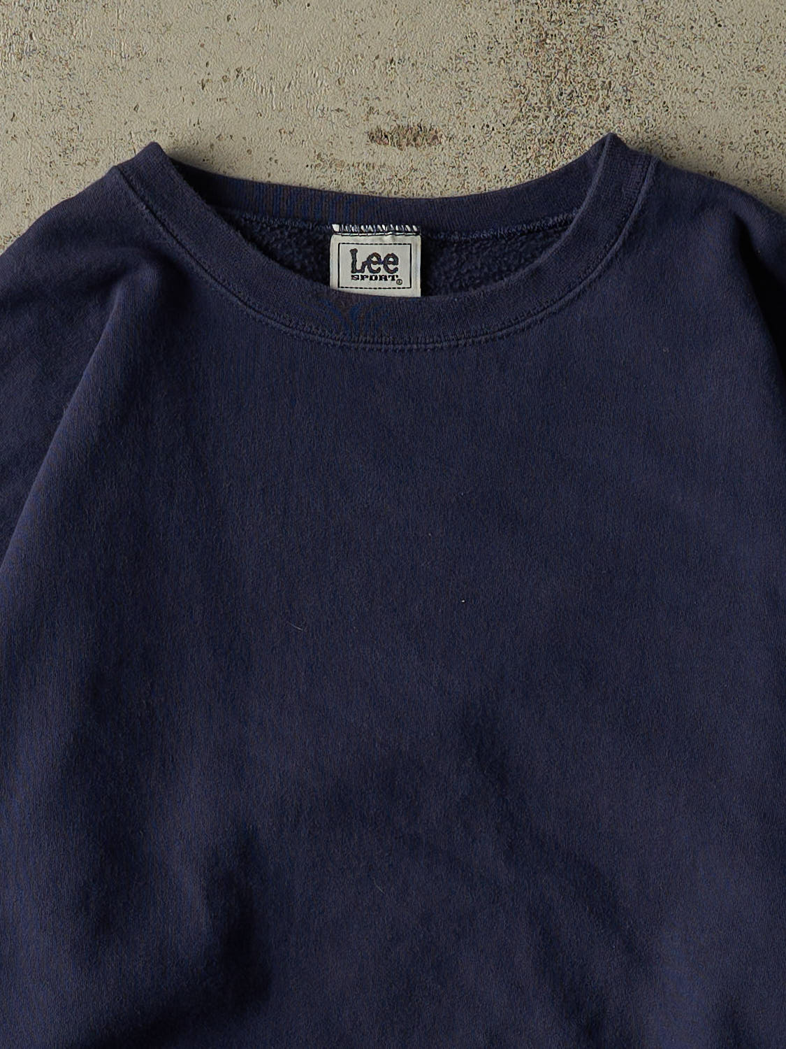Vintage 90s Navy Blue Blank Crewneck (L/XL)