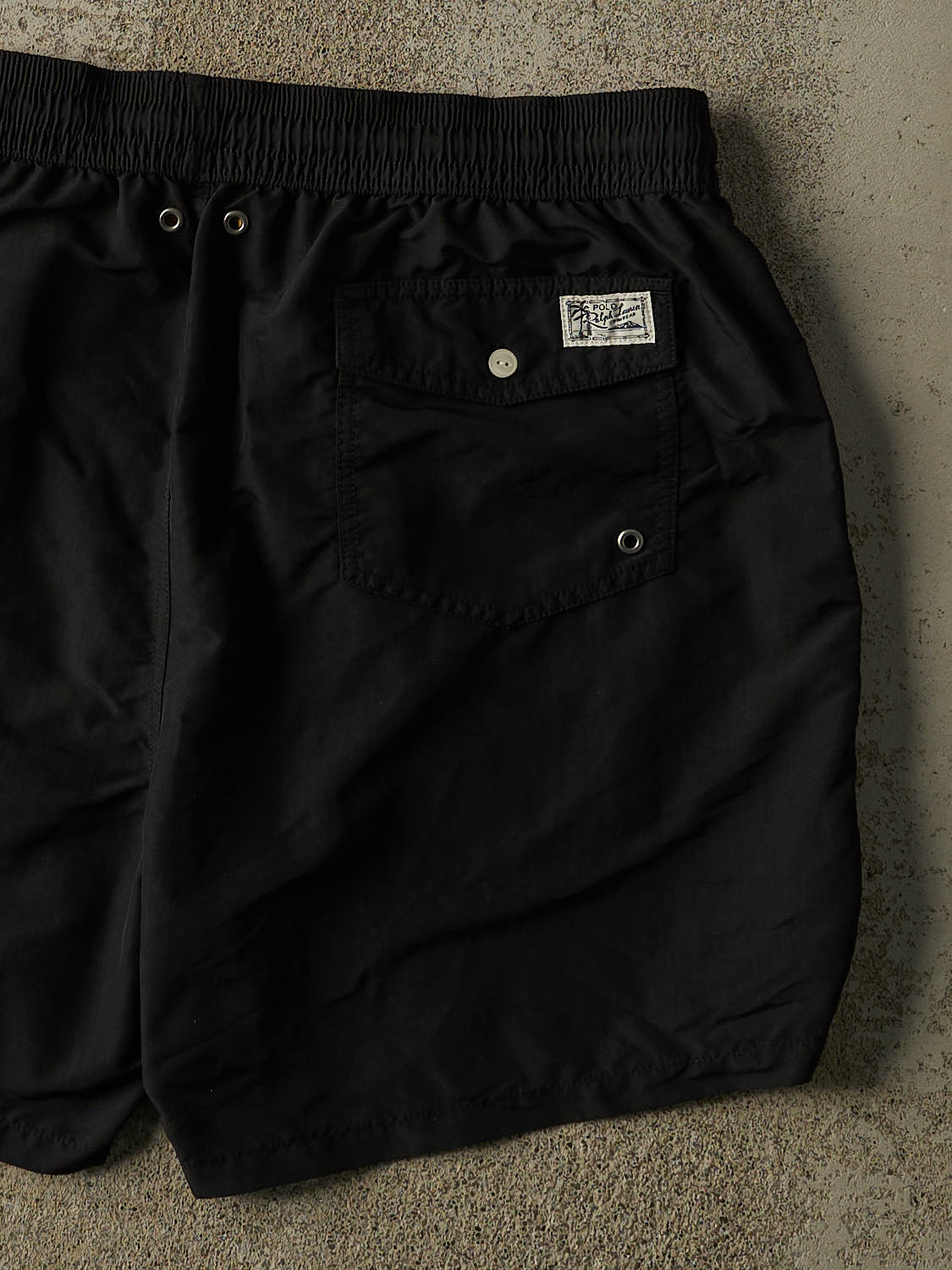 Vintage Y2K Black Polo Shorts (34x6)