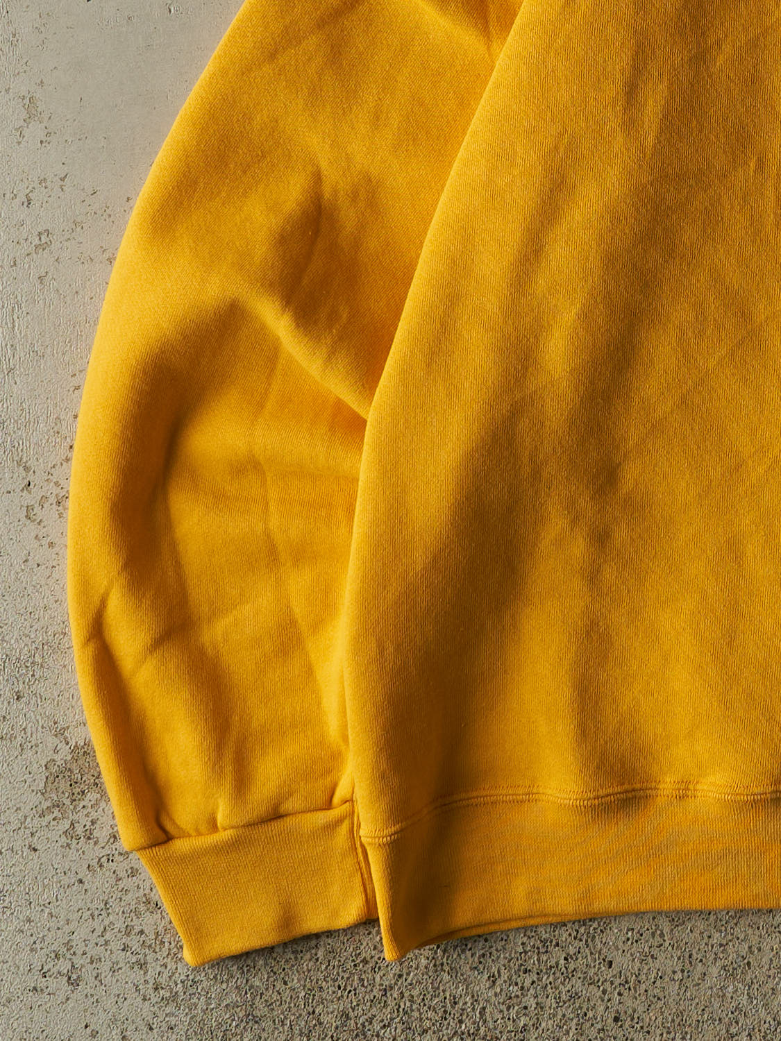 Vintage Y2K Yellow Russell Athletic Blank Crewneck (XL/XXL)