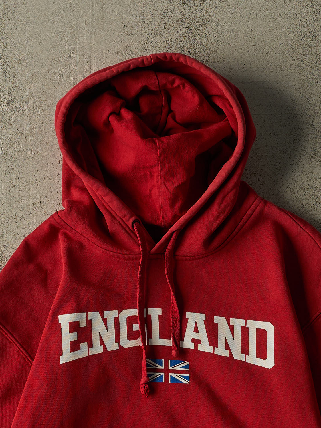 Vintage Y2K Red England Hoodie (M/L)