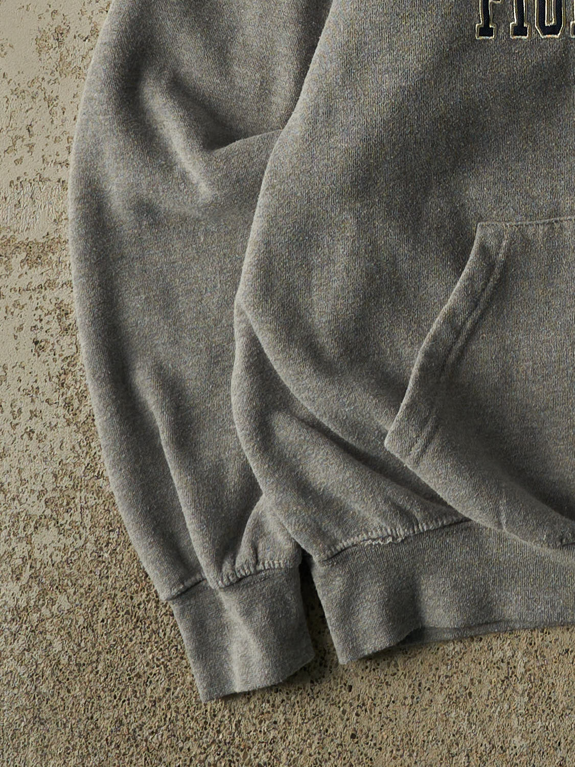 Vintage 90s Grey University of Notre Dame Hoodie (L)