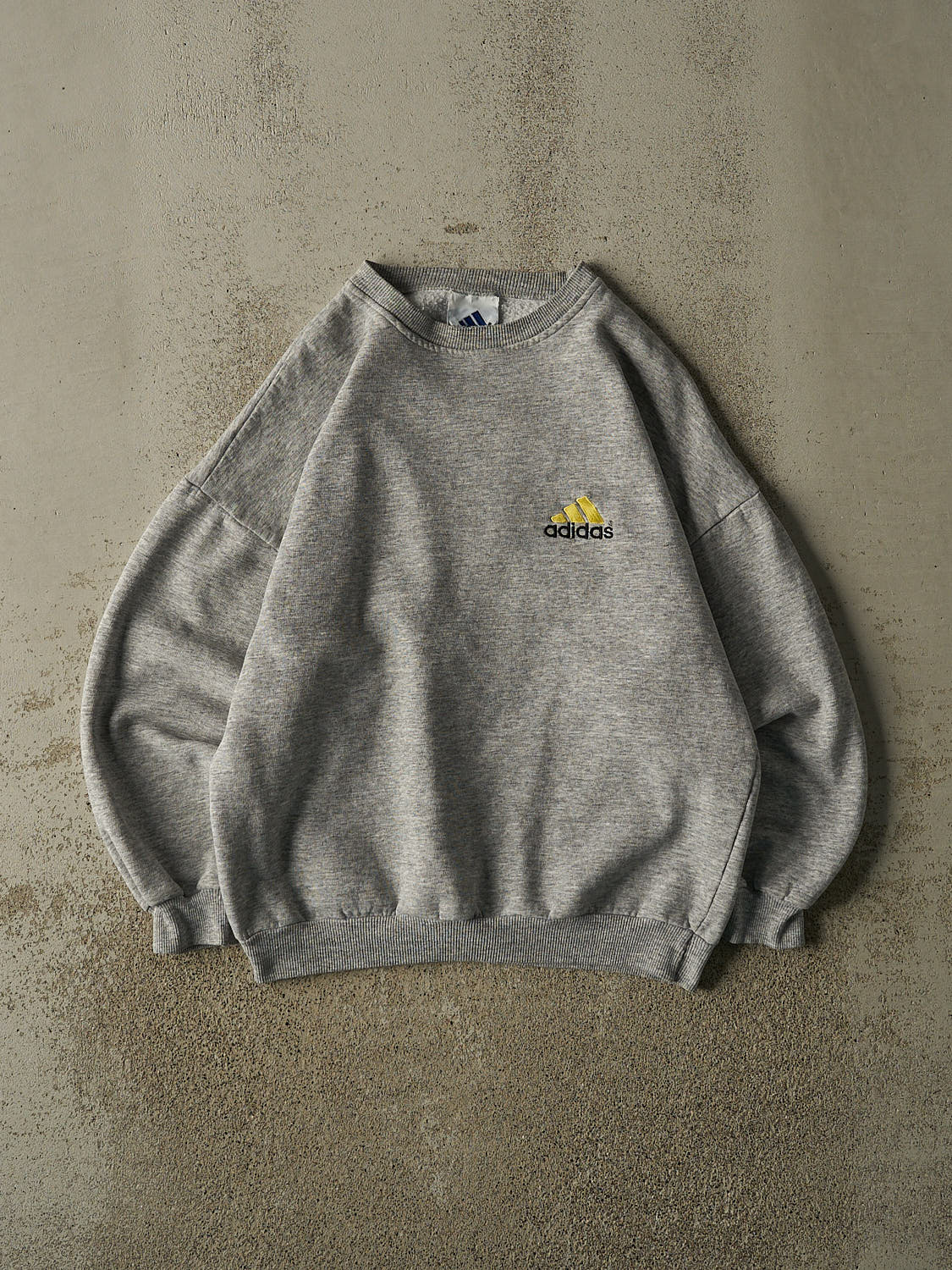 Vintage 90s Grey Adidas Embroidered Crewneck (M/L)