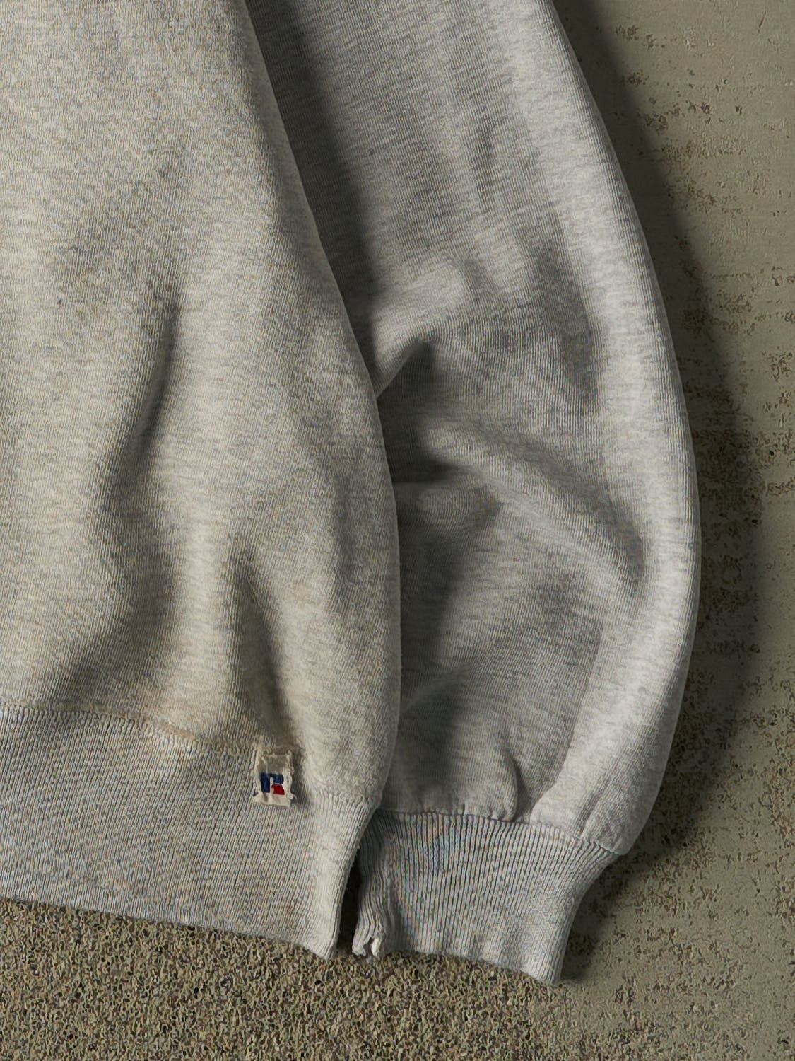Vintage 90s Heather Grey Russell Athletic Blank Crewneck (L/XL)