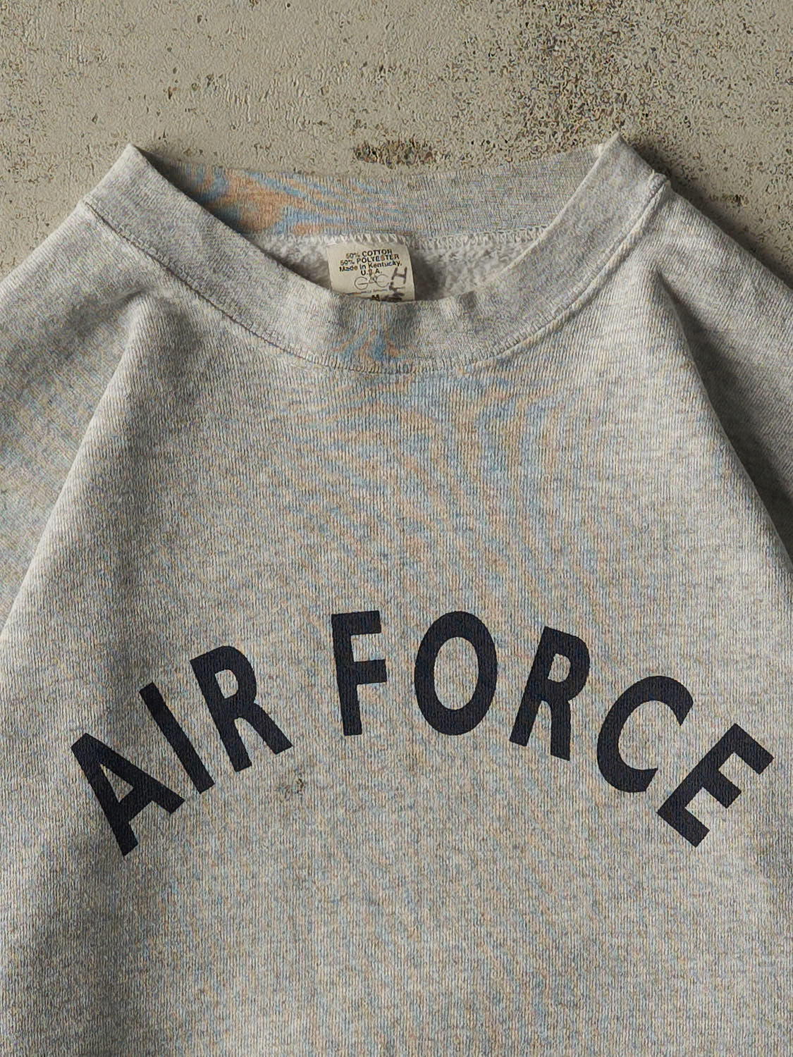 Vintage 90s Heather Grey United States Air Force Crewneck (M/L)