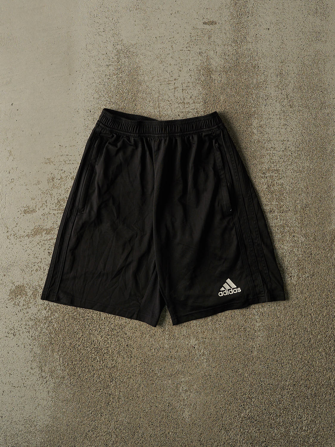 Vintage Y2K Black Adidas Track Shorts (23x9)