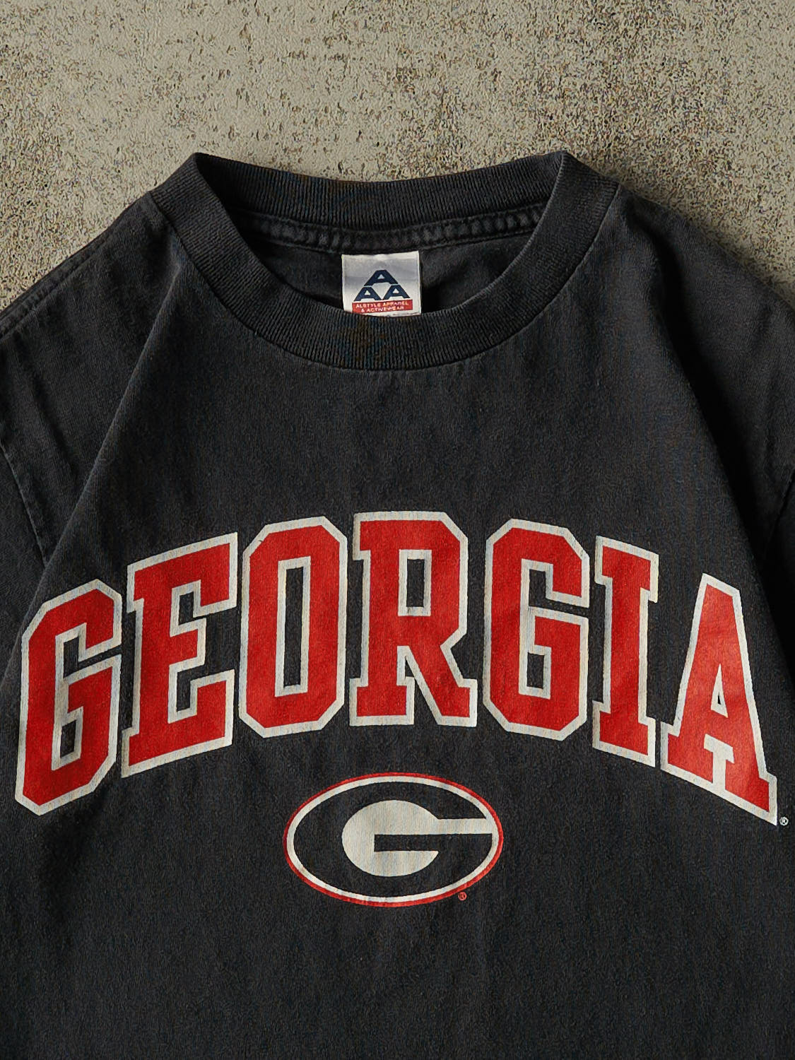 Vintage Y2K Black University of Georgia Tee (XXS/XS)