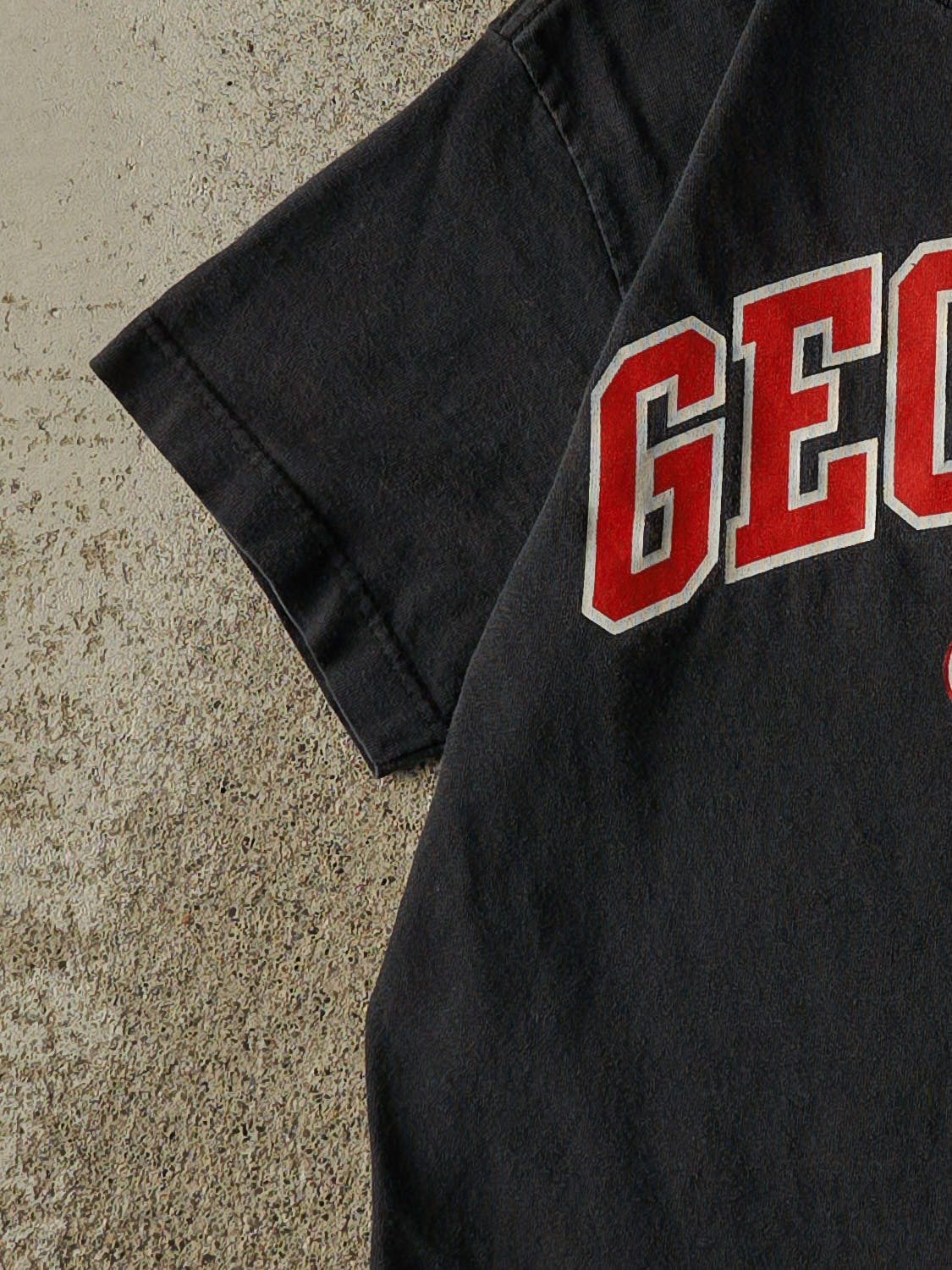 Vintage Y2K Black University of Georgia Tee (XXS/XS)